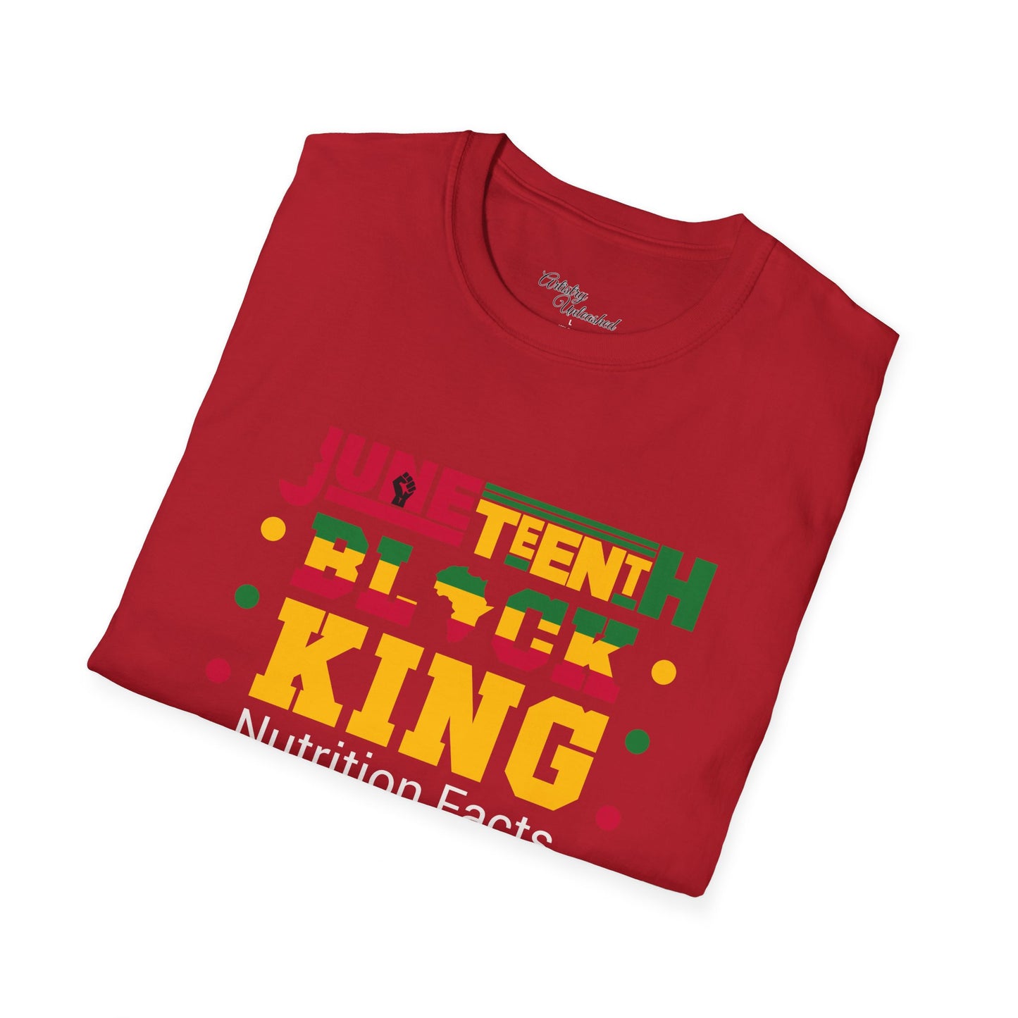 Juneteenth King Nutrition Unisex Softstyle T-Shirt