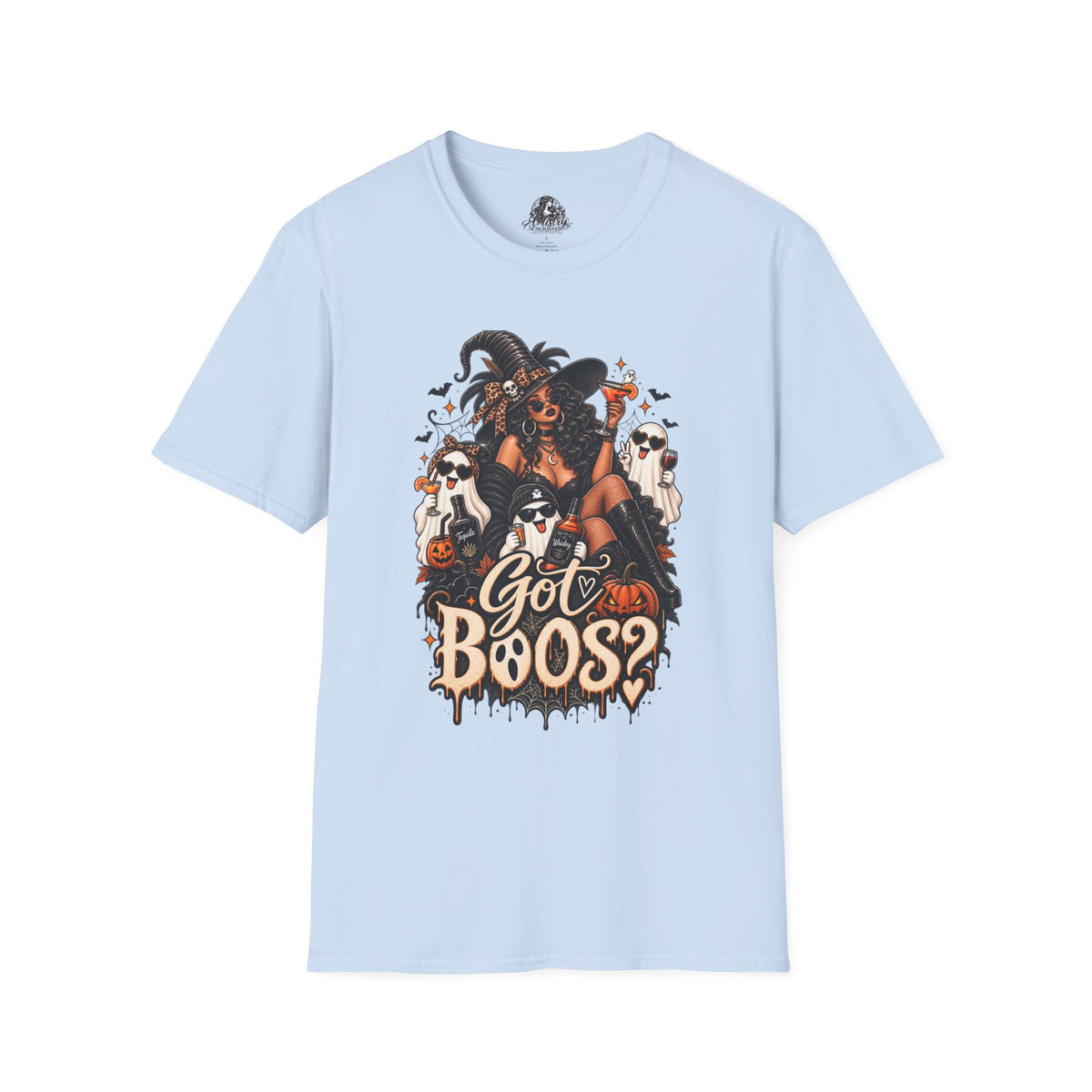 Got Boos Halloween | Glam Ghost Design | Unisex Softstyle T-Shirt