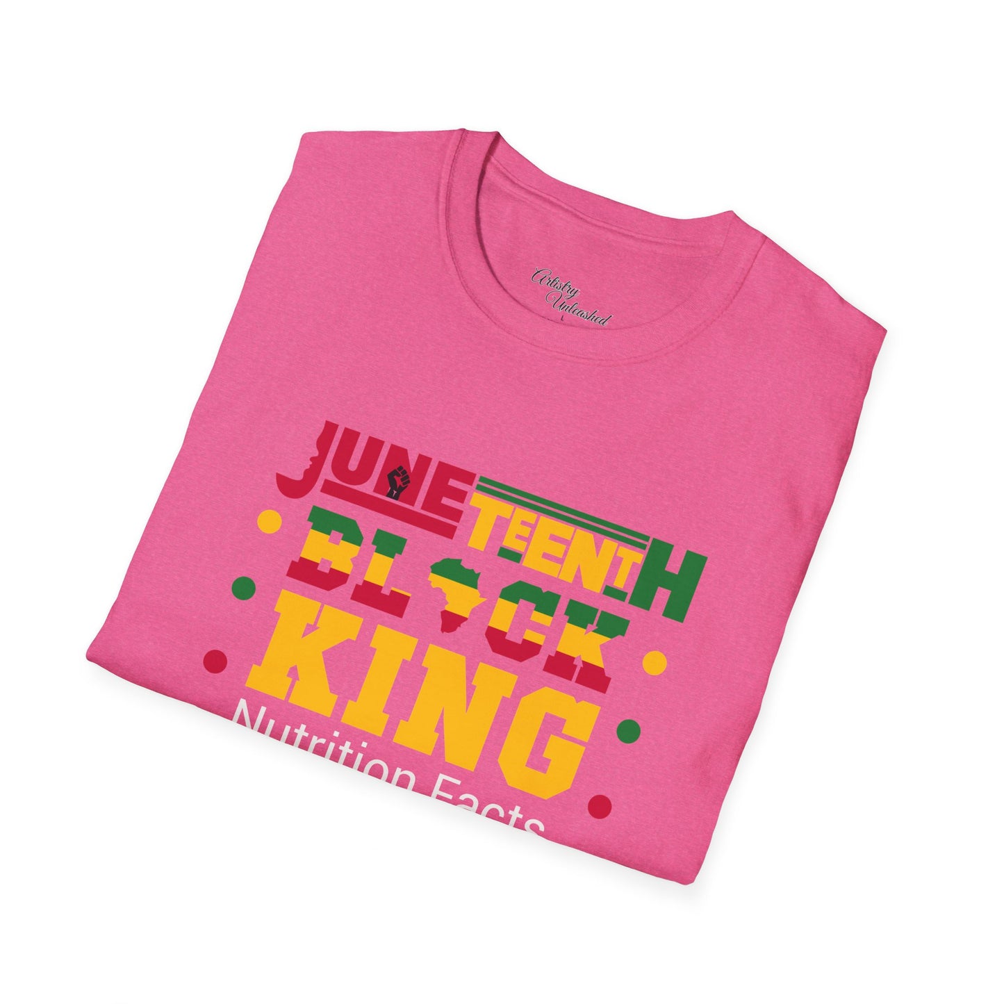 Juneteenth King Nutrition Unisex Softstyle T-Shirt