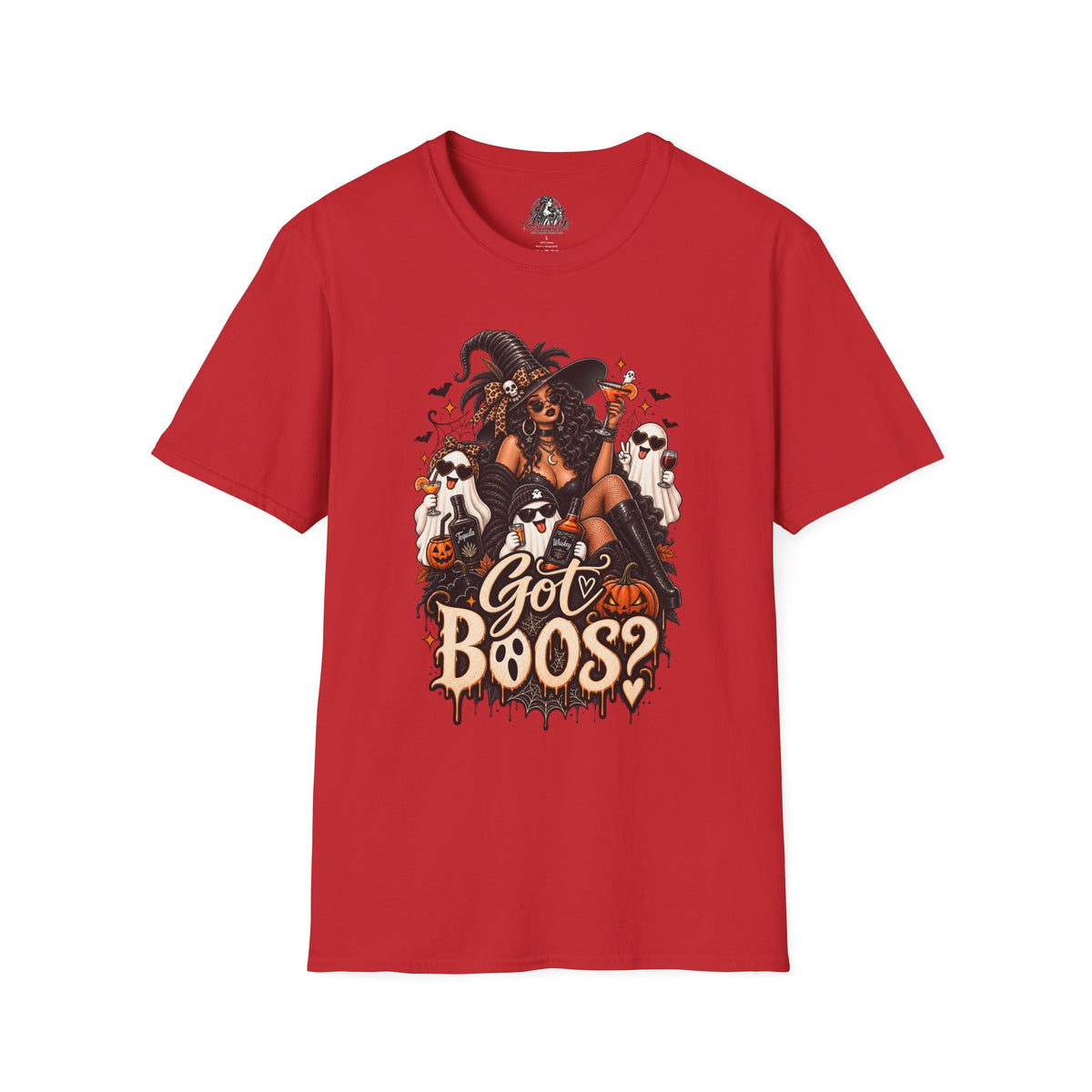 Got Boos Halloween | Glam Ghost Design | Unisex Softstyle T-Shirt
