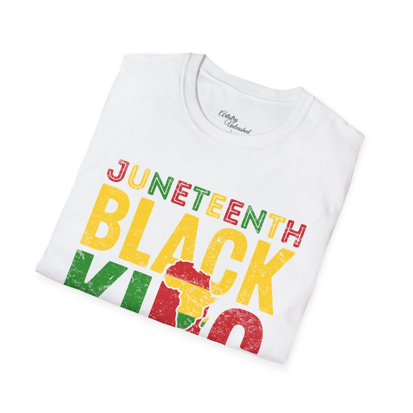 Black King Juneteenth Unisex Softstyle T-Shirt