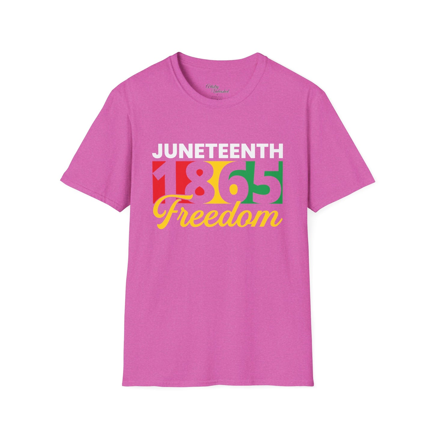 Juneteenth 1865 Freedom Unisex Softstyle T-Shirt