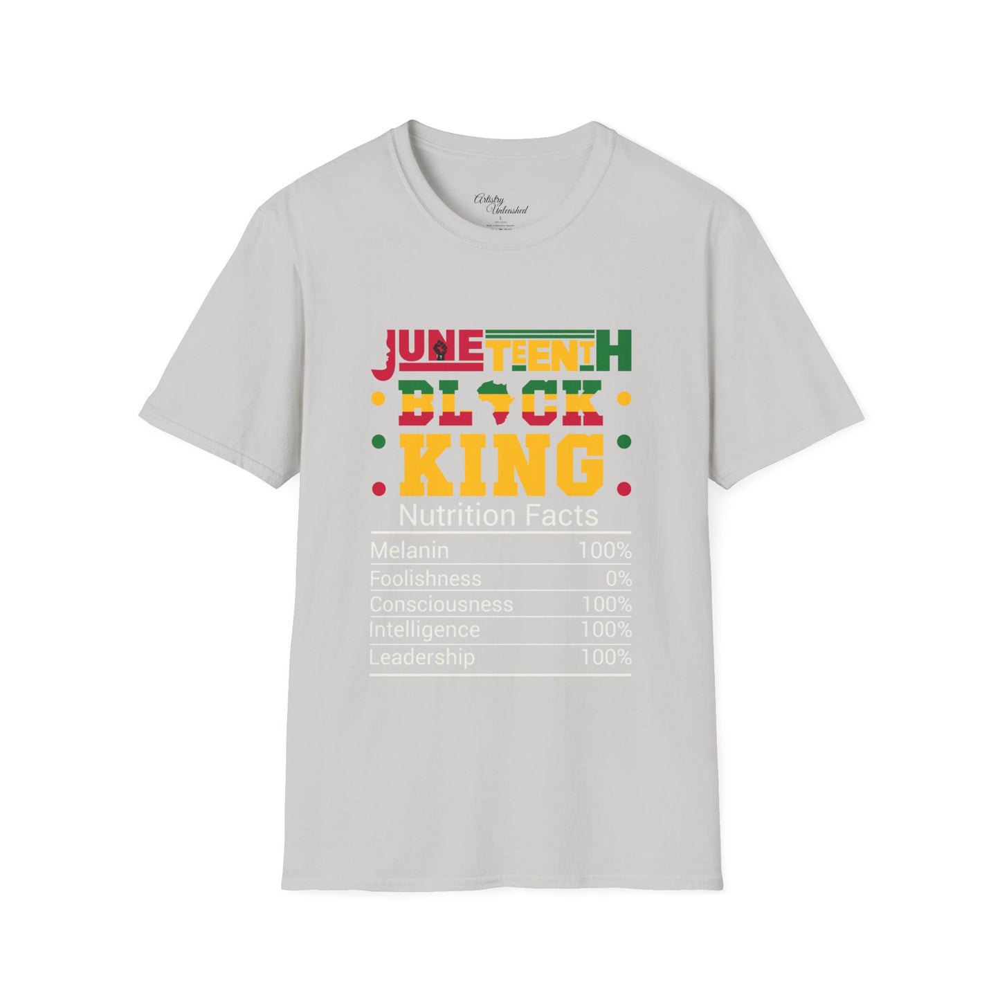 Juneteenth King Nutrition Unisex Softstyle T-Shirt