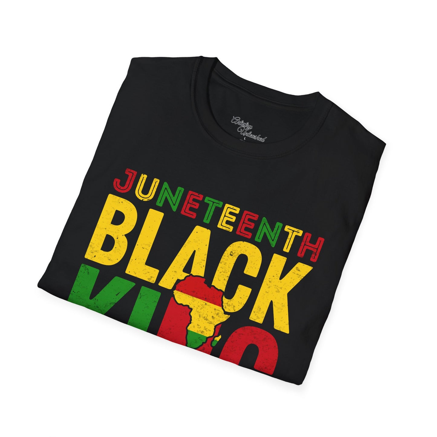 Black King Juneteenth Unisex Softstyle T-Shirt