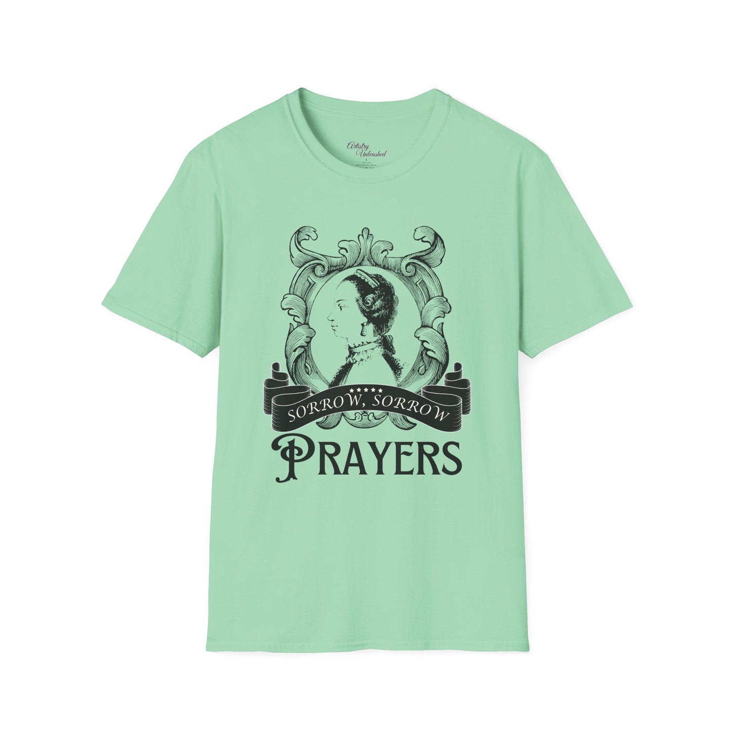 Sorry Sorry Prayers Queen Charlotte Unisex Softstyle T-Shirt