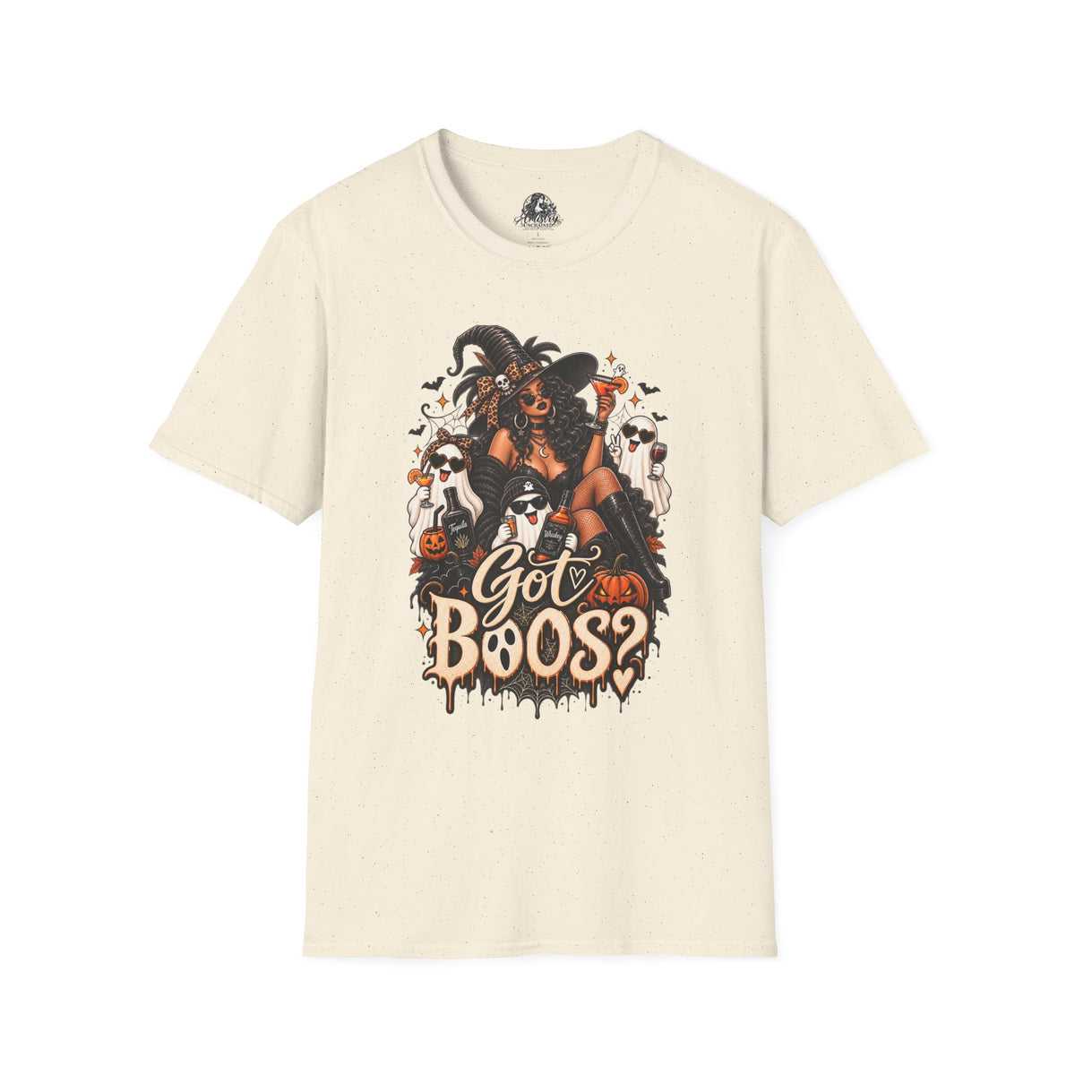 Got Boos Halloween | Glam Ghost Design | Unisex Softstyle T-Shirt