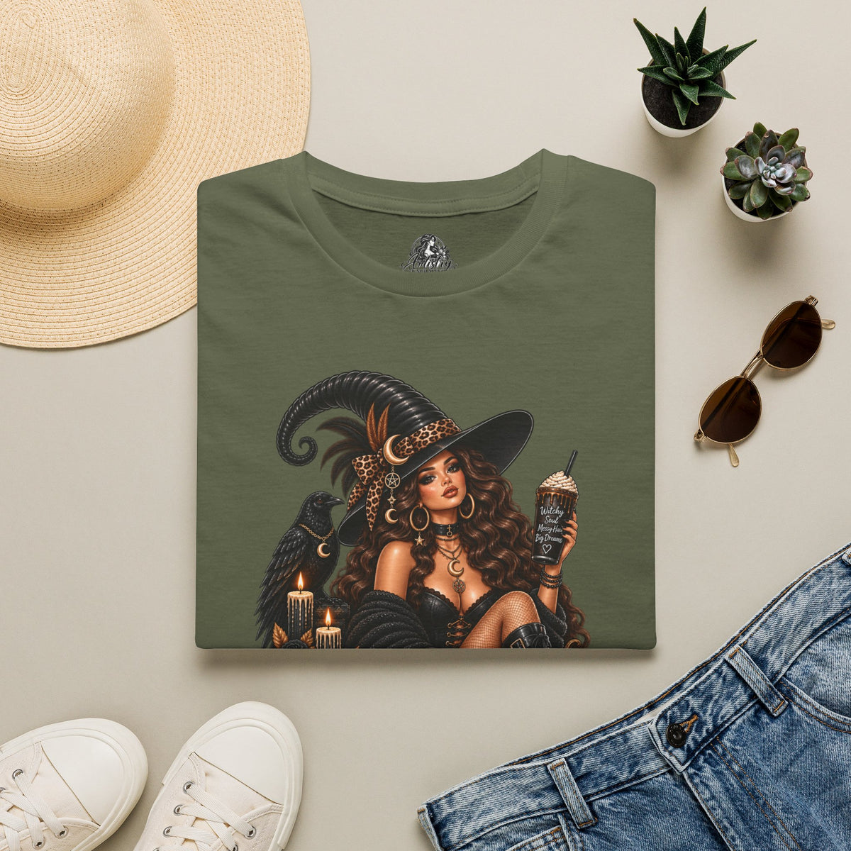 Imperfectly Wicked Halloween | Glam Ghost Design | Unisex Softstyle T-Shirt