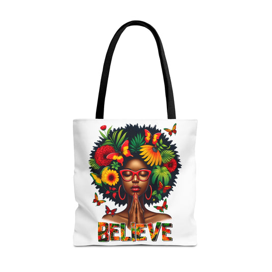 Believe Woman Tote Bag