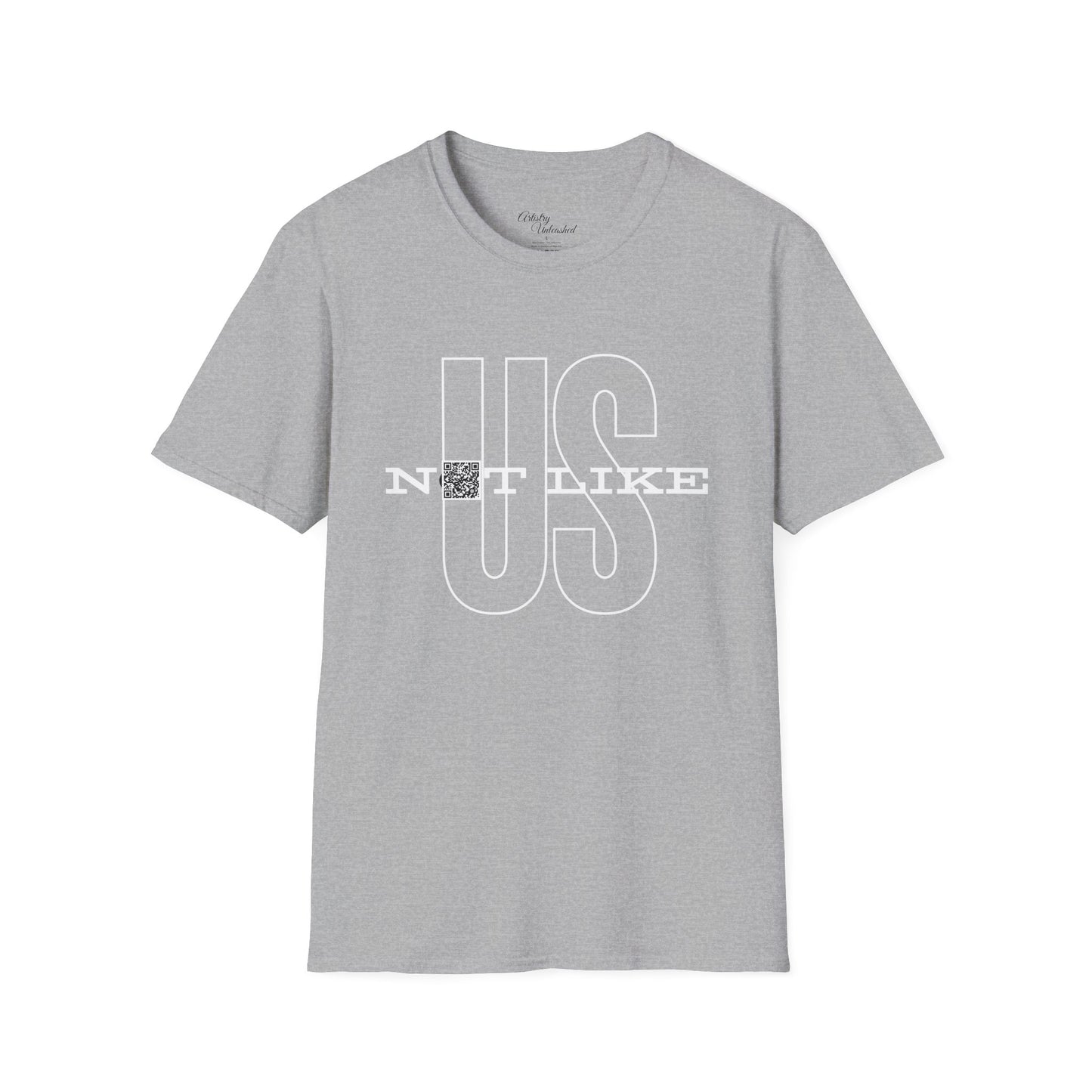 Not Like Us QR Unisex Softstyle T-Shirt