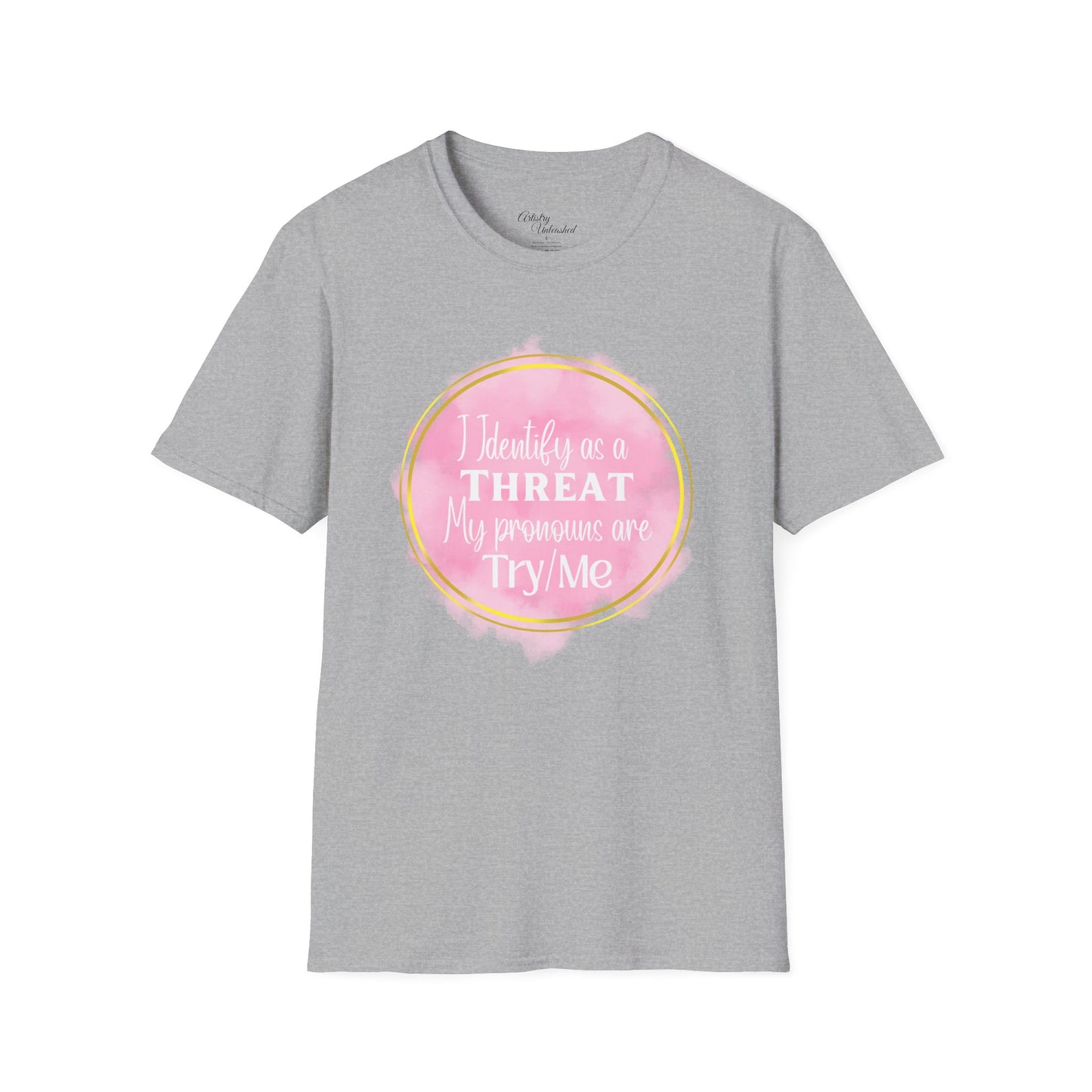 Identify as a Threat Unisex Softstyle T-Shirt