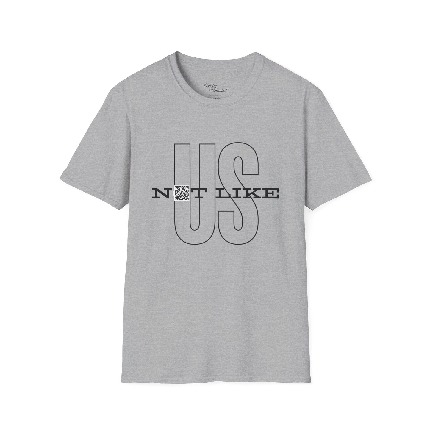 Not Like Us QR Unisex Softstyle T-Shirt