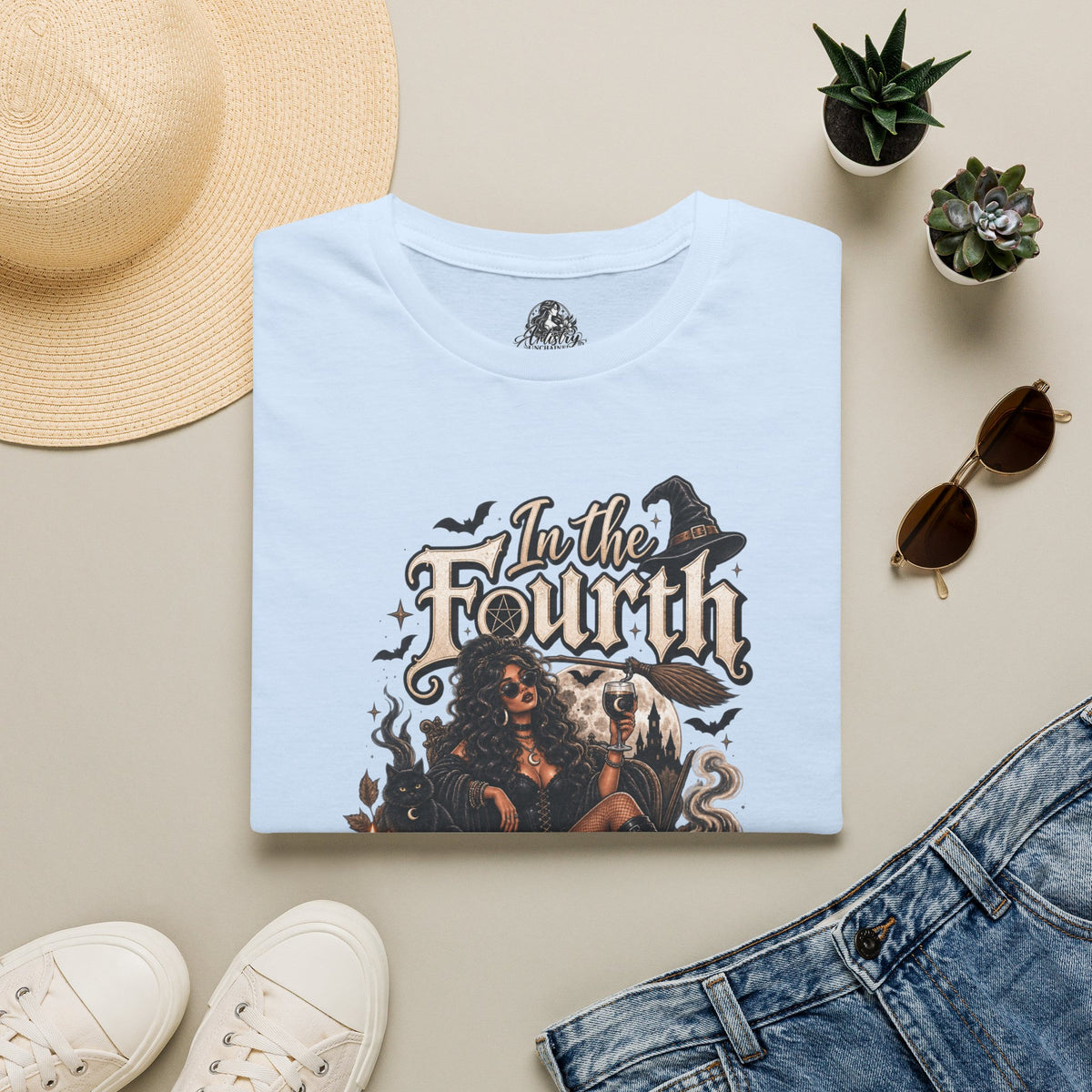 Fourth Sanderson Sister Halloween | Glam Ghost Design | Unisex Softstyle T-Shirt