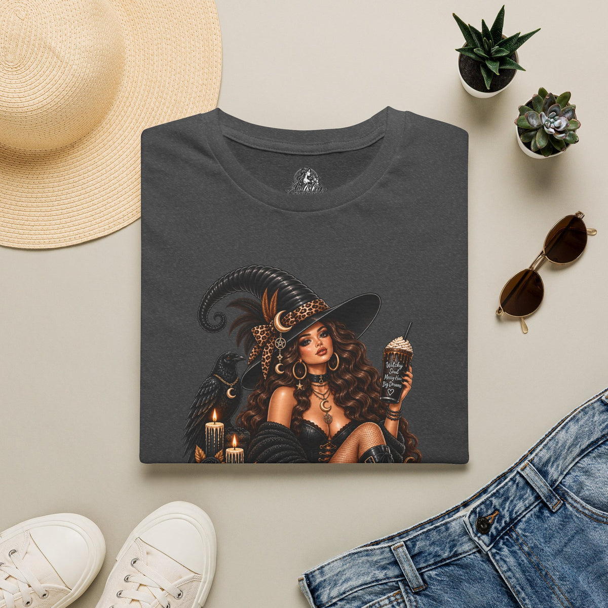Imperfectly Wicked Halloween | Glam Ghost Design | Unisex Softstyle T-Shirt