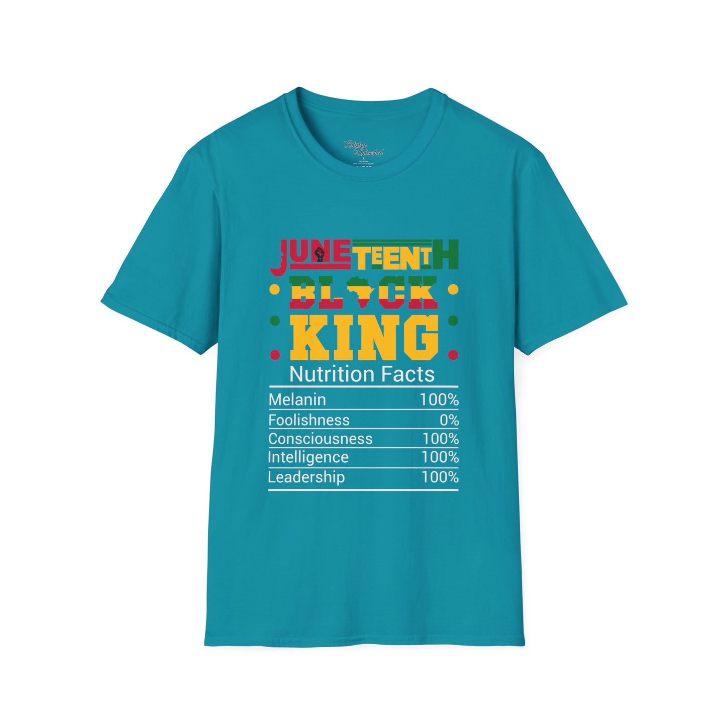 Juneteenth King Nutrition Unisex Softstyle T-Shirt