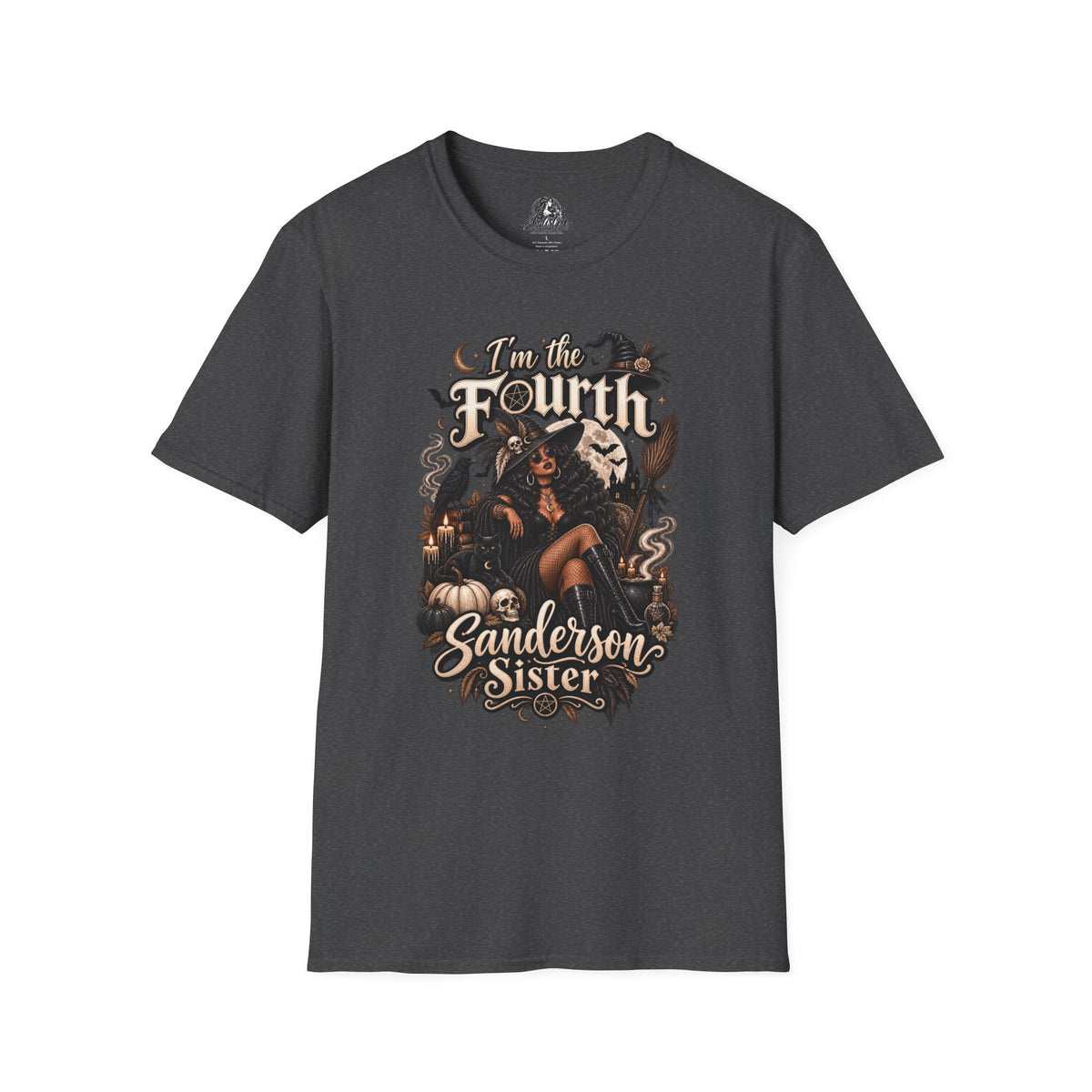Fourth Sanderson Sister Halloween | Glam Ghost Design | Unisex Softstyle T-Shirt
