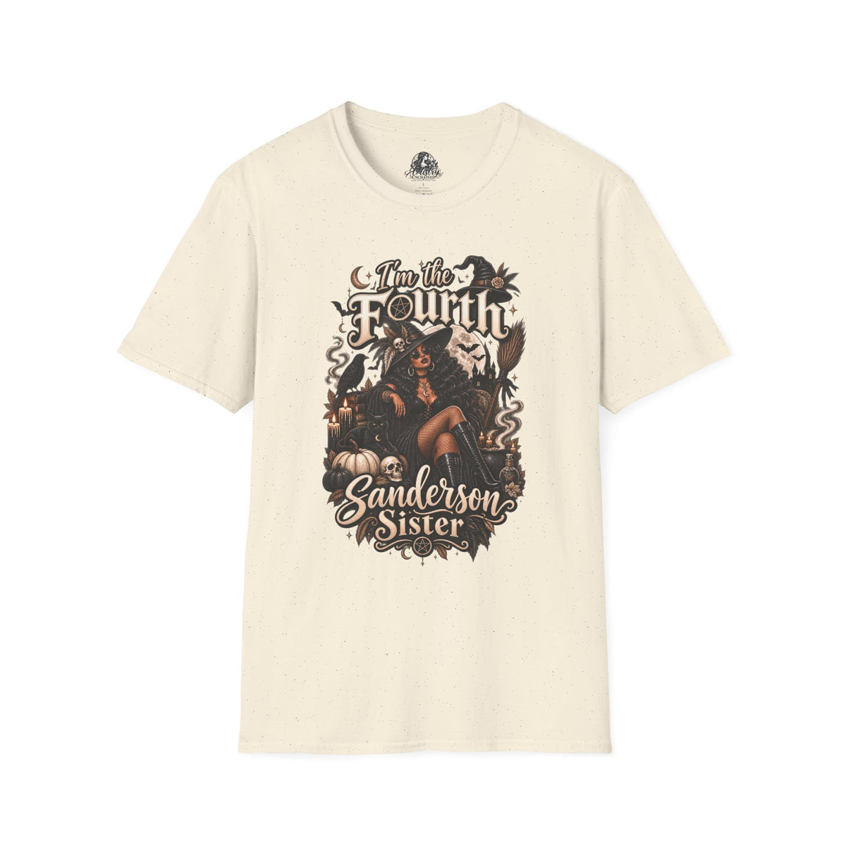 Fourth Sanderson Sister Halloween | Glam Ghost Design | Unisex Softstyle T-Shirt