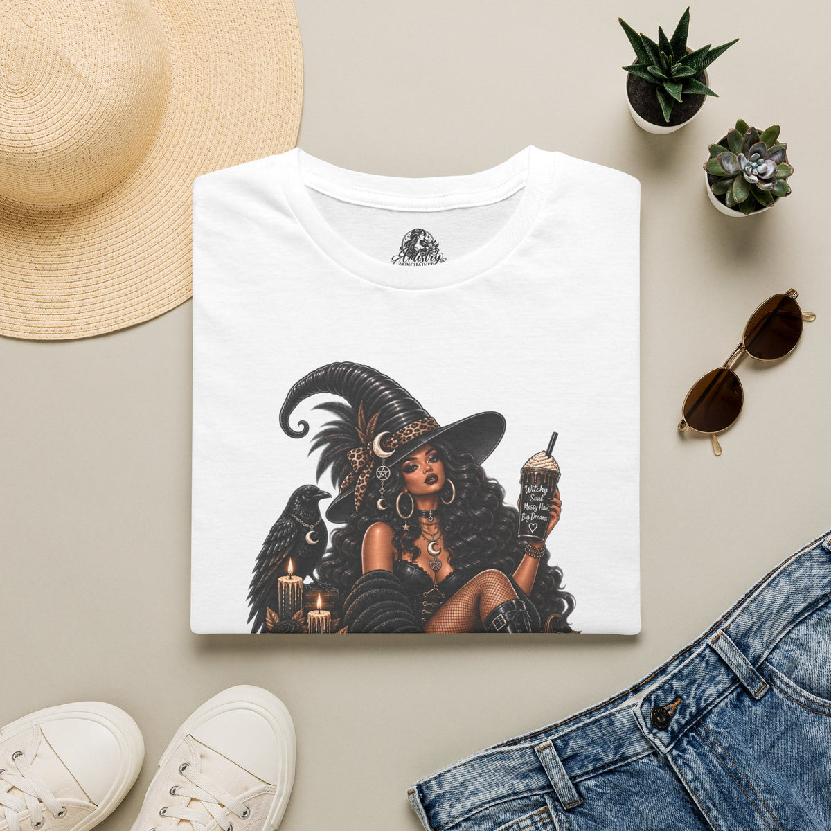 Imperfectly Wicked Halloween | Glam Ghost Design | Unisex Softstyle T-Shirt