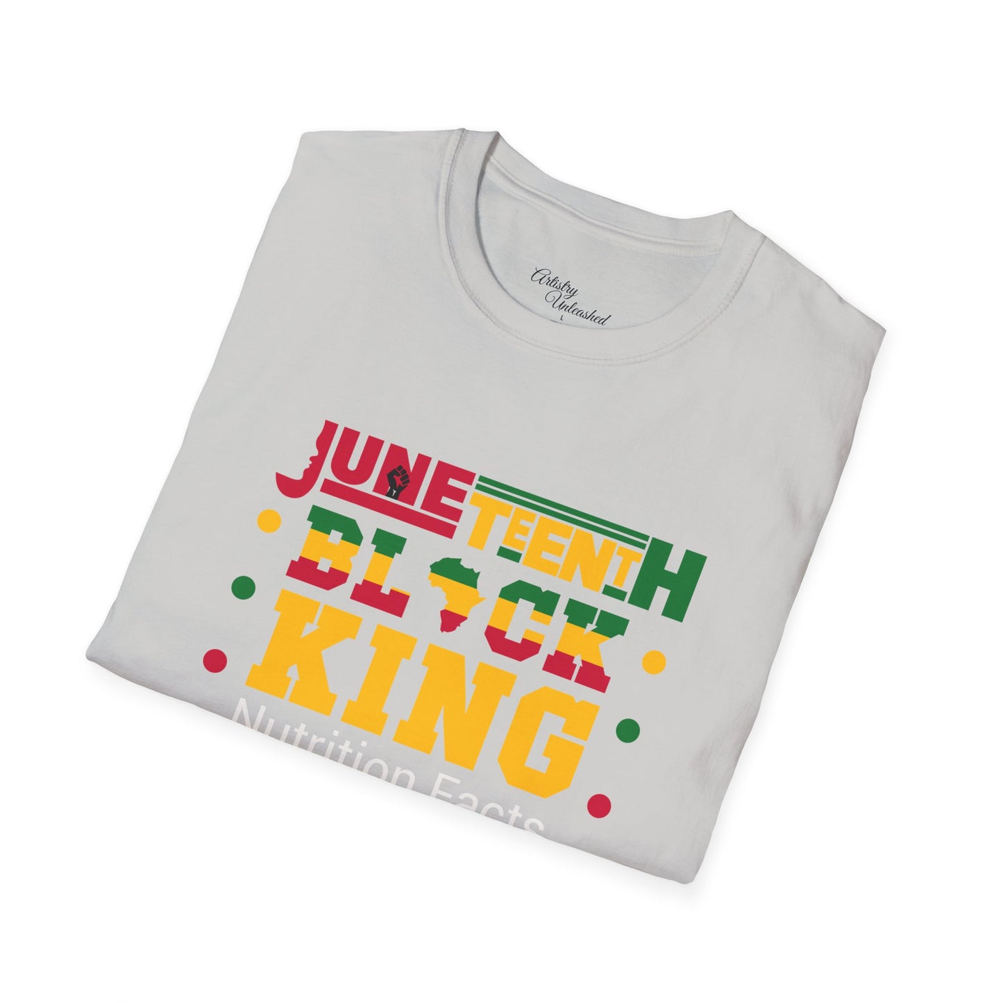 Juneteenth King Nutrition Unisex Softstyle T-Shirt