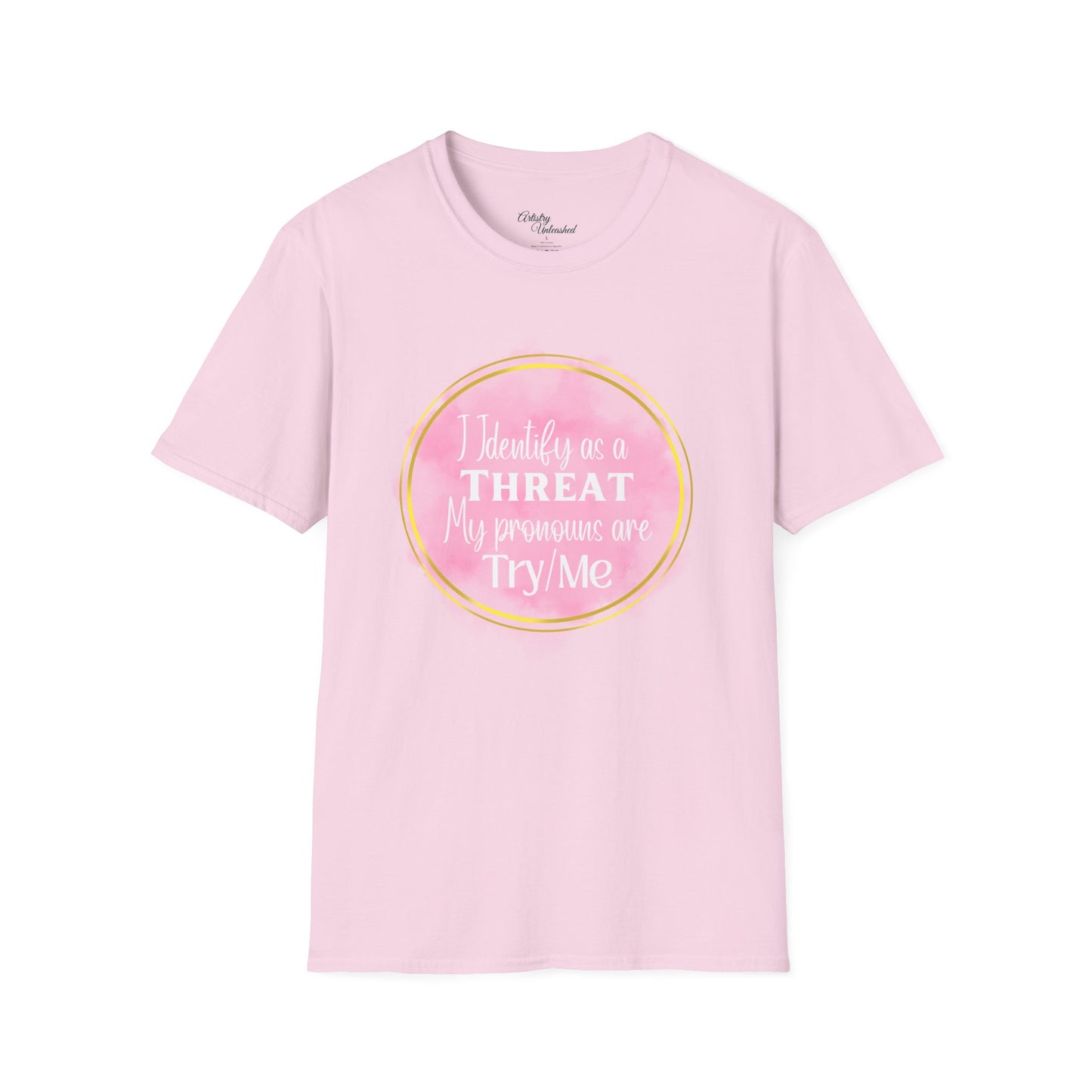 Identify as a Threat Unisex Softstyle T-Shirt