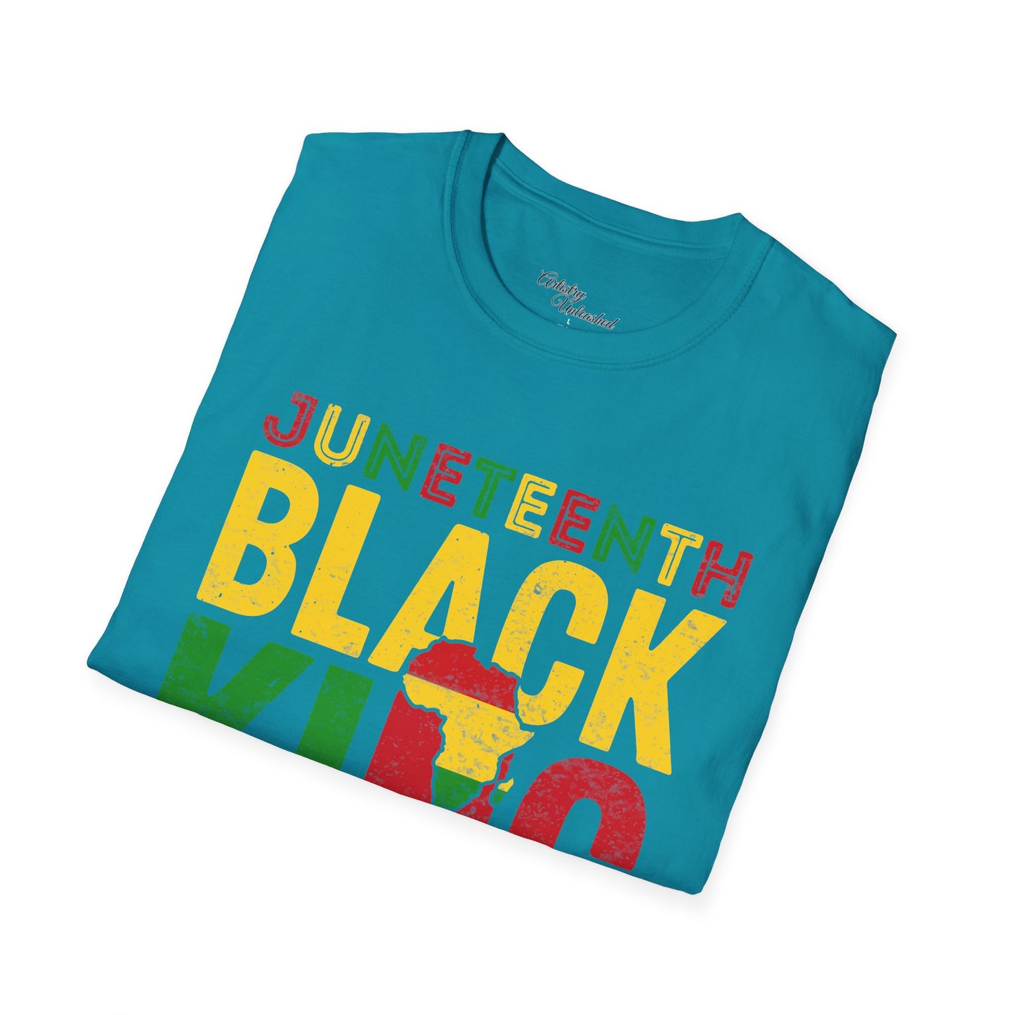 Black King Juneteenth Unisex Softstyle T-Shirt