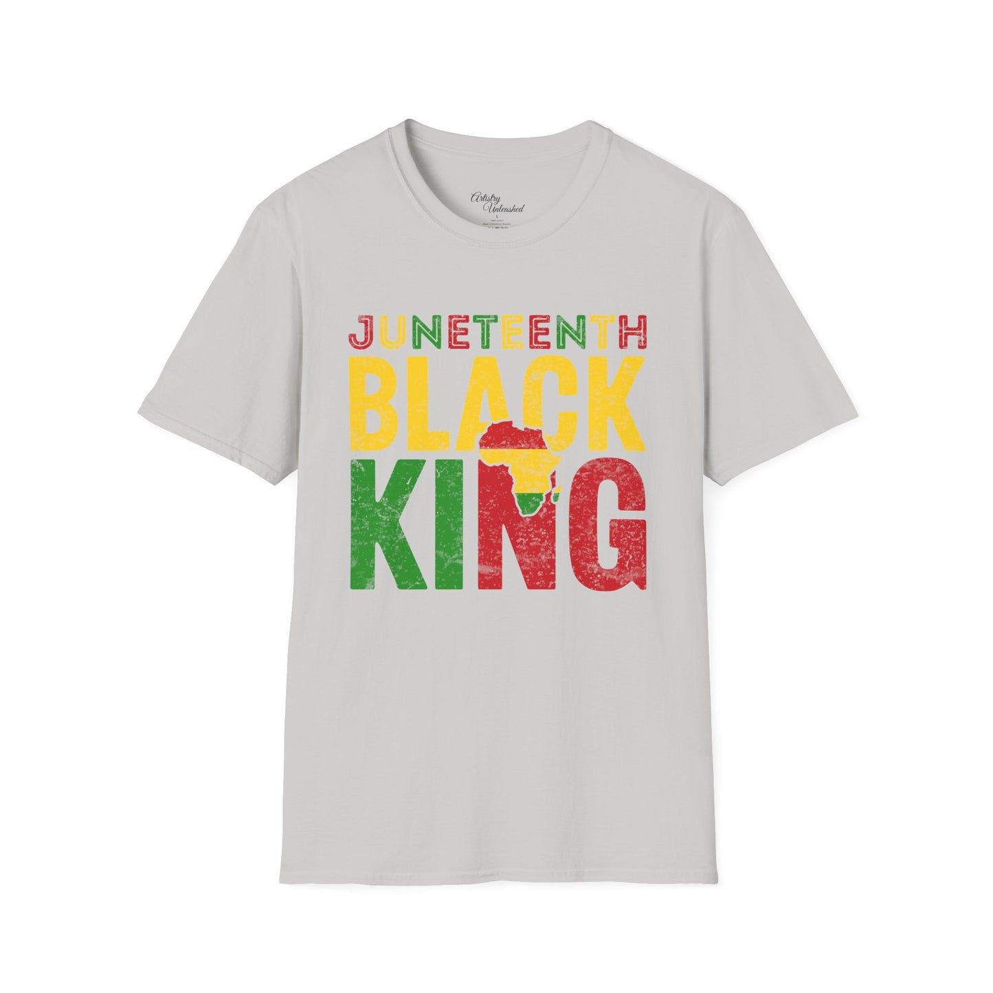 Black King Juneteenth Unisex Softstyle T-Shirt