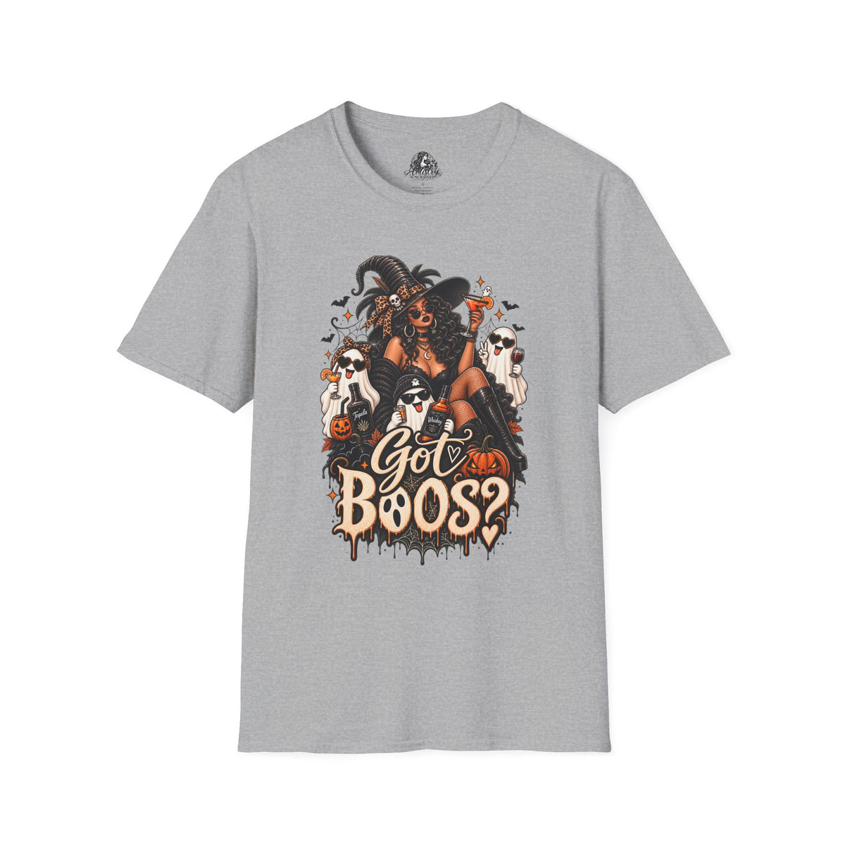 Got Boos Halloween | Glam Ghost Design | Unisex Softstyle T-Shirt