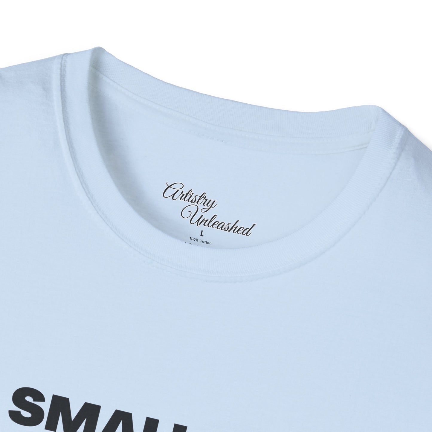 Small Business Manifesting White Unisex Softstyle T-Shirt