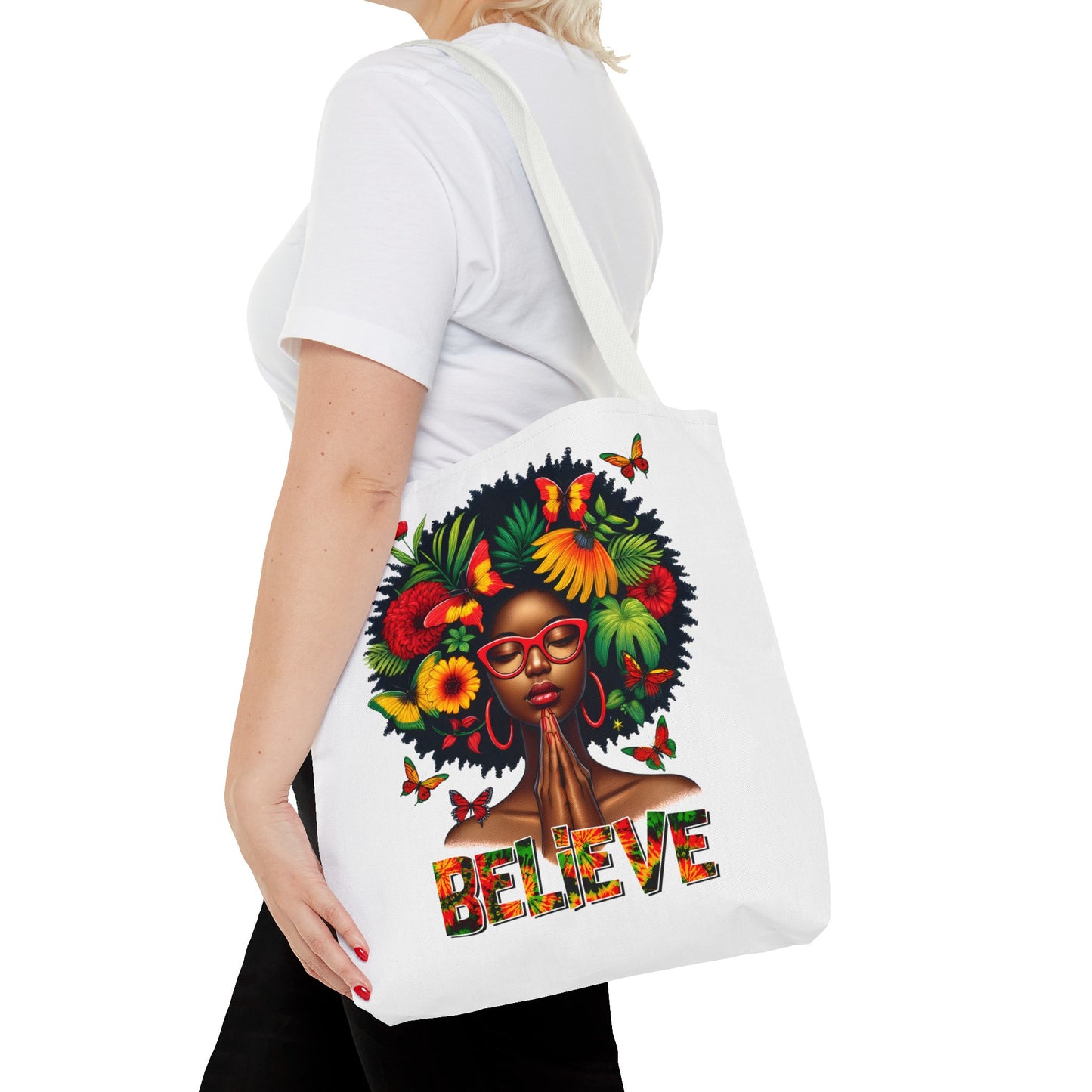 Believe Woman Tote Bag