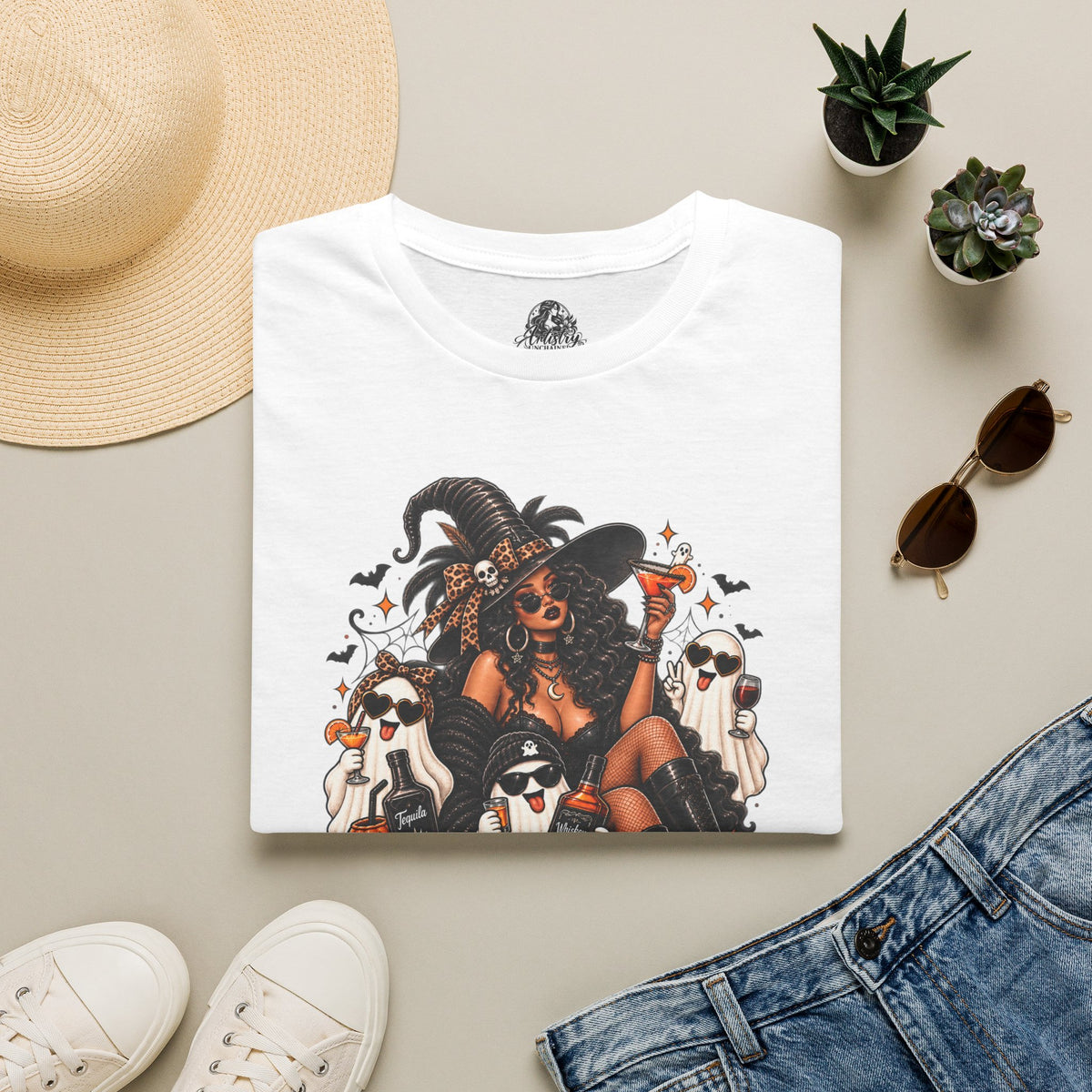 Got Boos Halloween | Glam Ghost Design | Unisex Softstyle T-Shirt