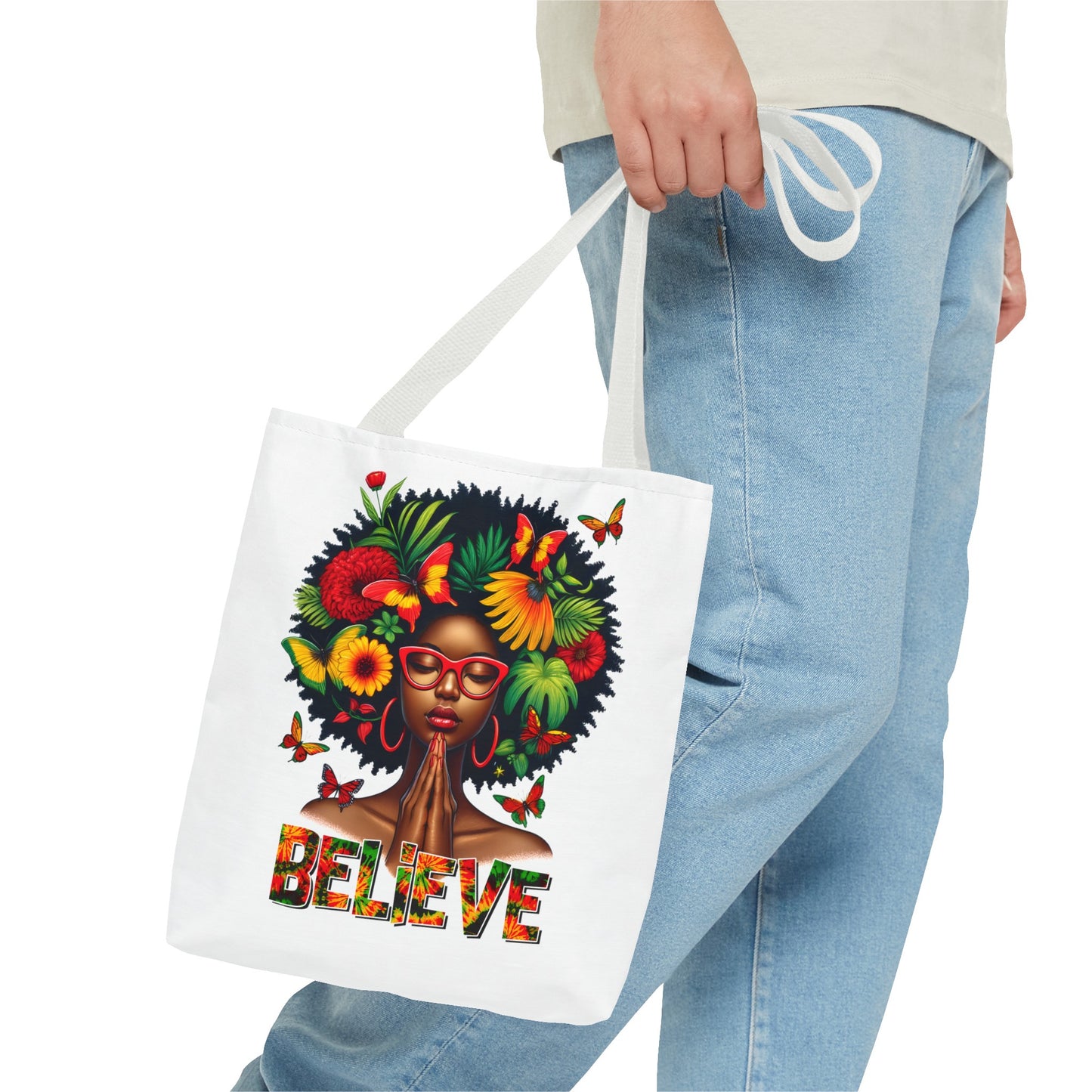 Believe Woman Tote Bag