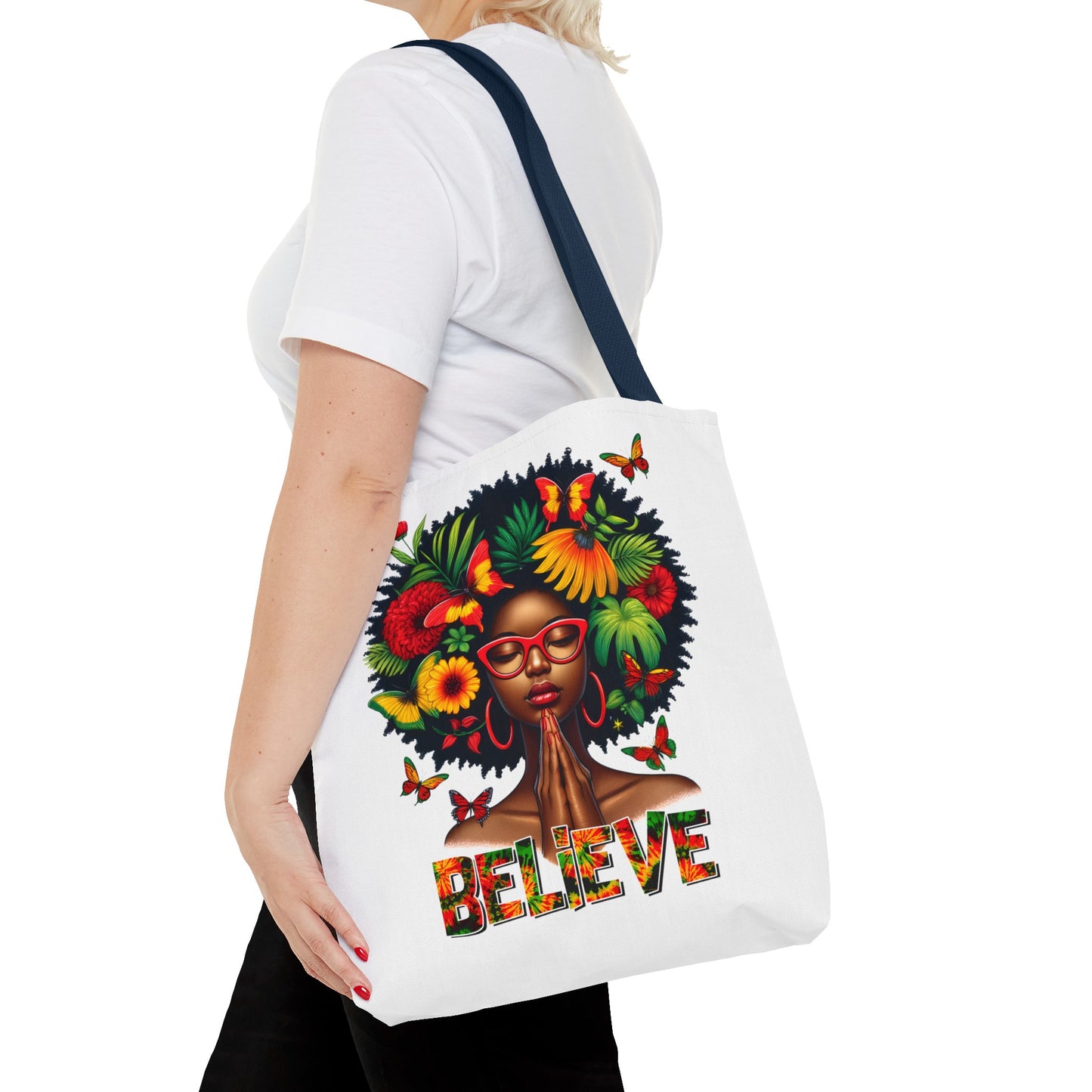 Believe Woman Tote Bag