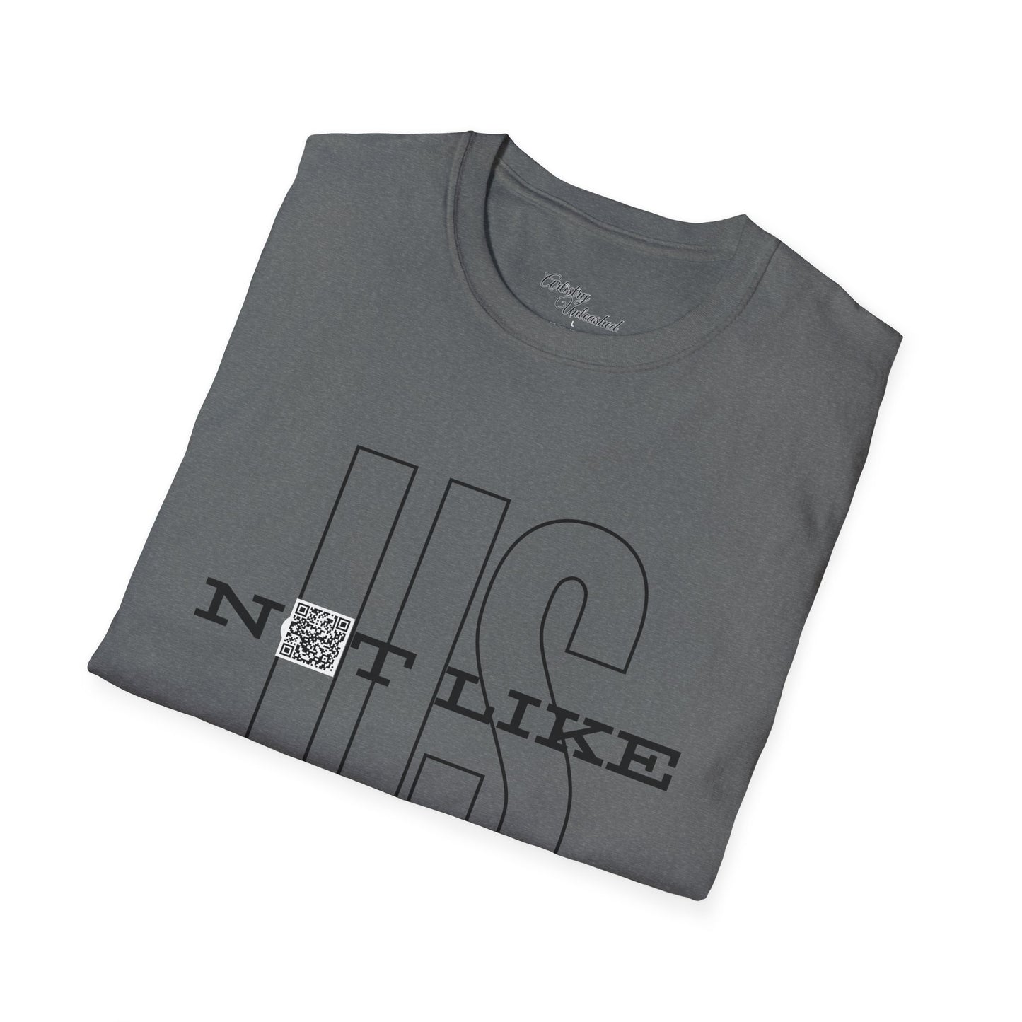 Not Like Us QR Unisex Softstyle T-Shirt