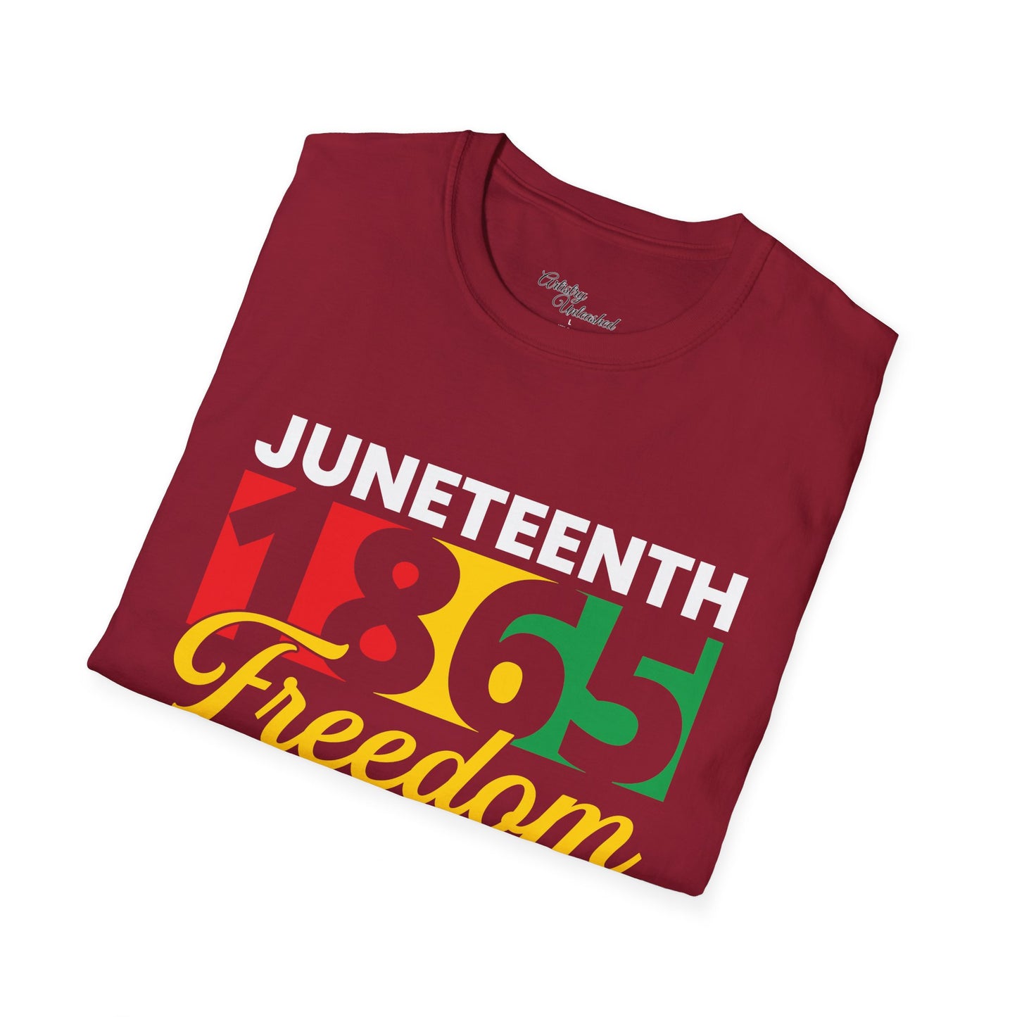 Juneteenth 1865 Freedom Unisex Softstyle T-Shirt