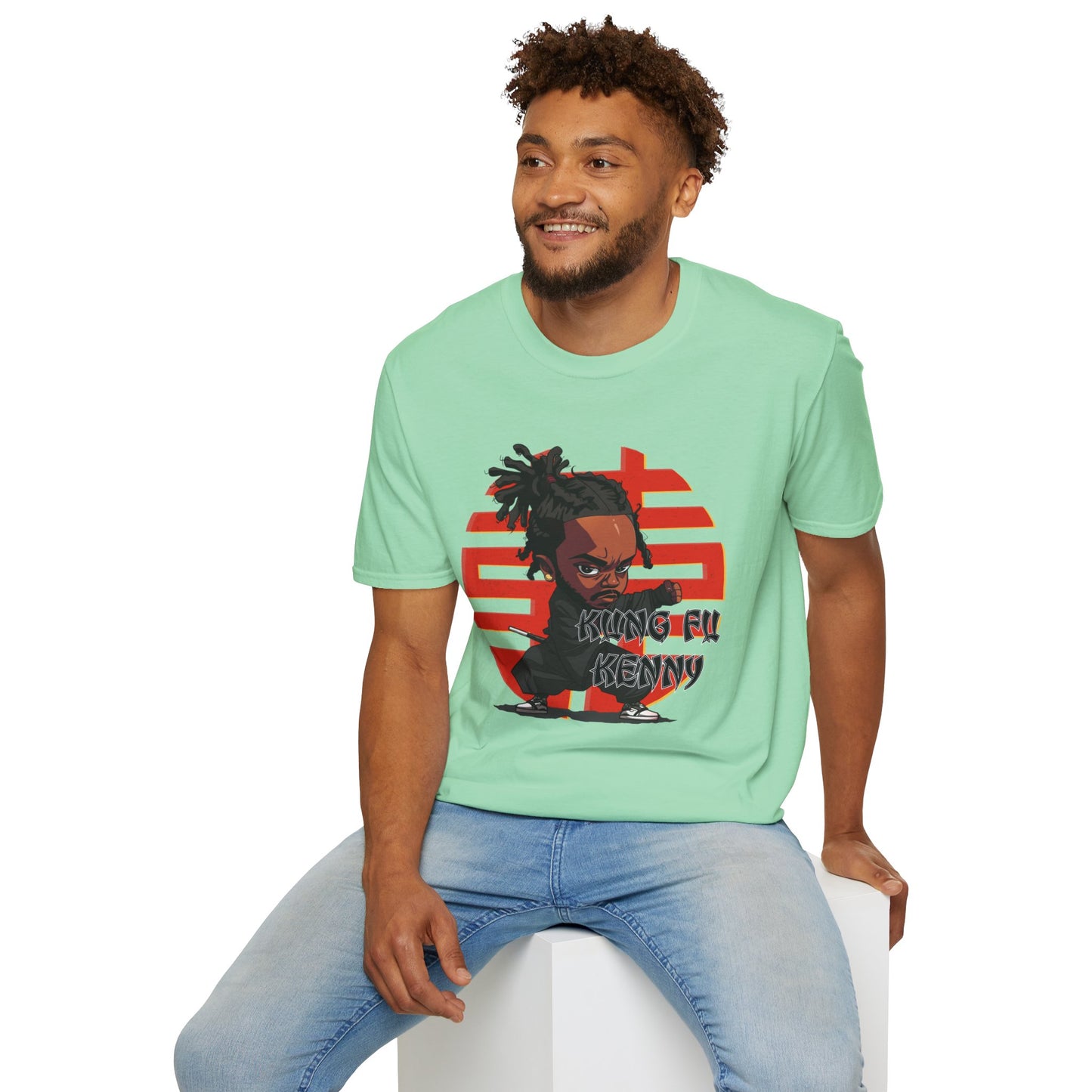 Kung Fu Kenny Unisex Softstyle T-Shirt