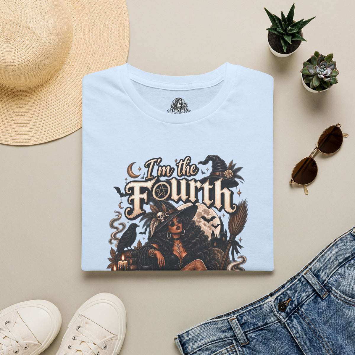 Fourth Sanderson Sister Halloween | Glam Ghost Design | Unisex Softstyle T-Shirt