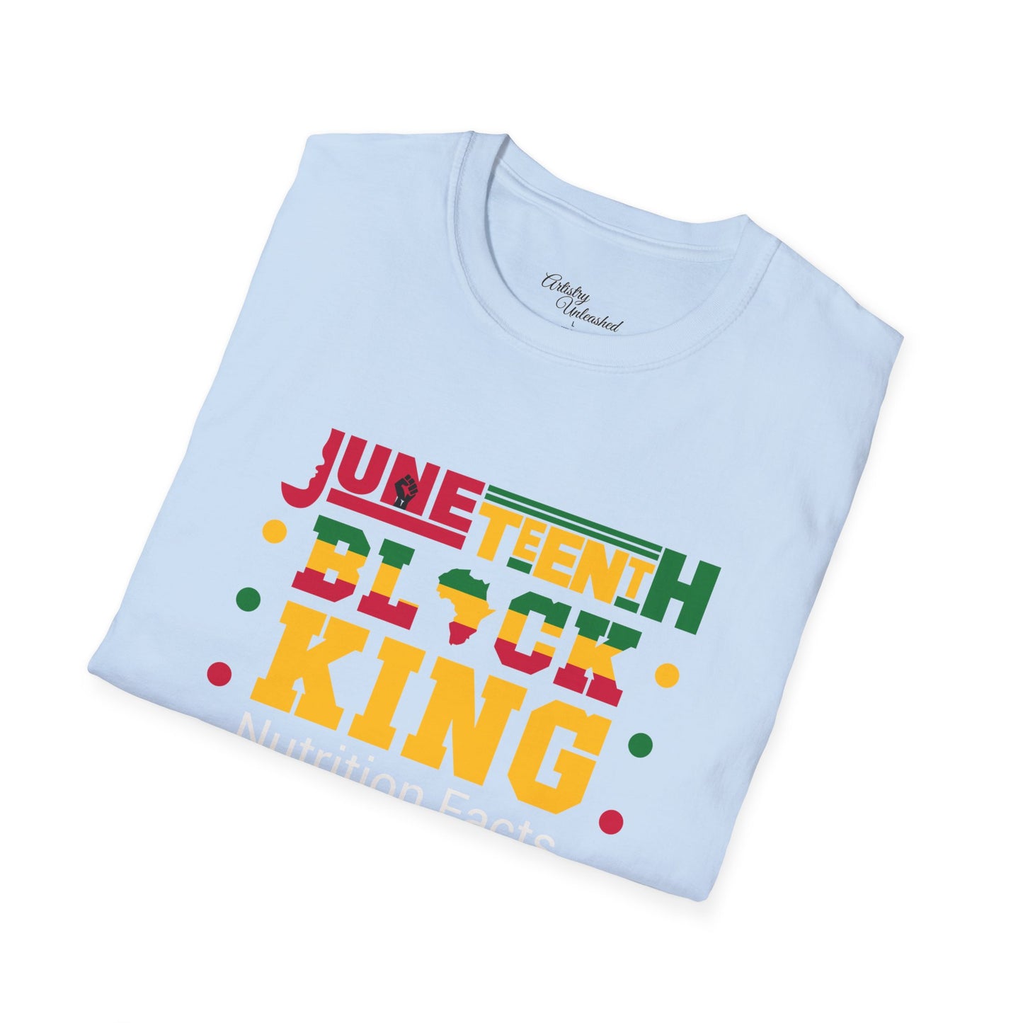 Juneteenth King Nutrition Unisex Softstyle T-Shirt