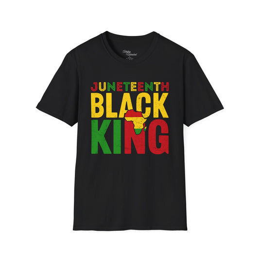 Black King Juneteenth Unisex Softstyle T-Shirt