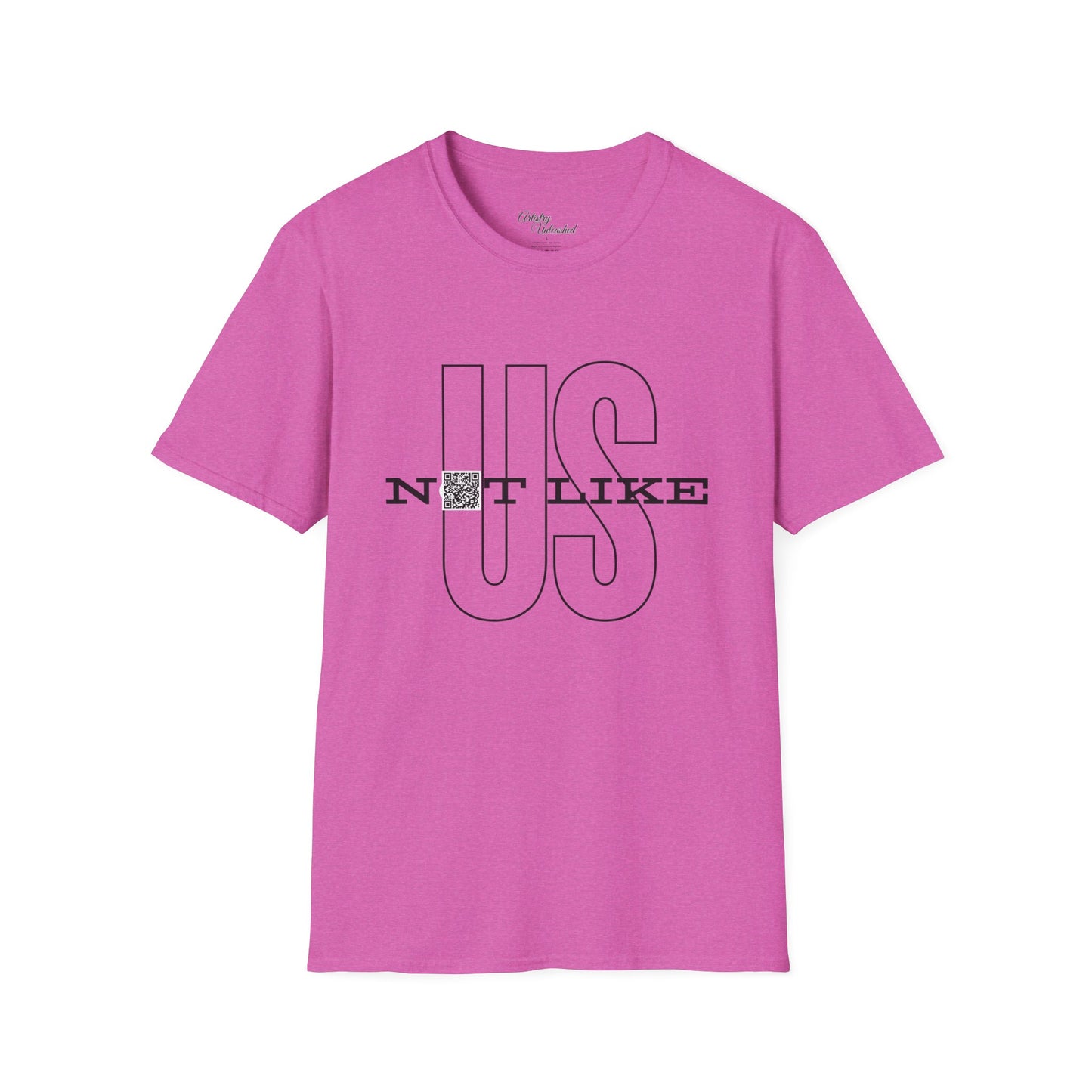 Not Like Us QR Unisex Softstyle T-Shirt