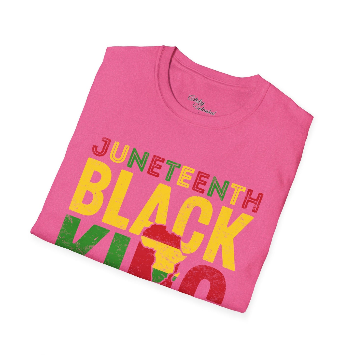 Black King Juneteenth Unisex Softstyle T-Shirt