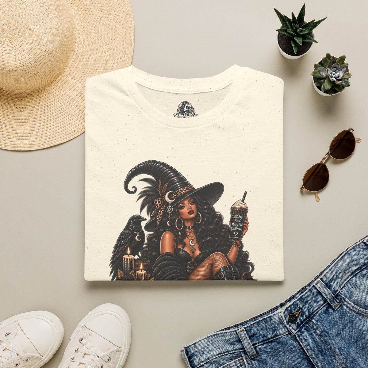 Imperfectly Wicked Halloween | Glam Ghost Design | Unisex Softstyle T-Shirt