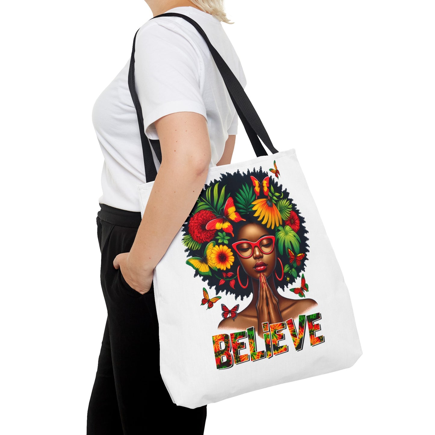 Believe Woman Tote Bag