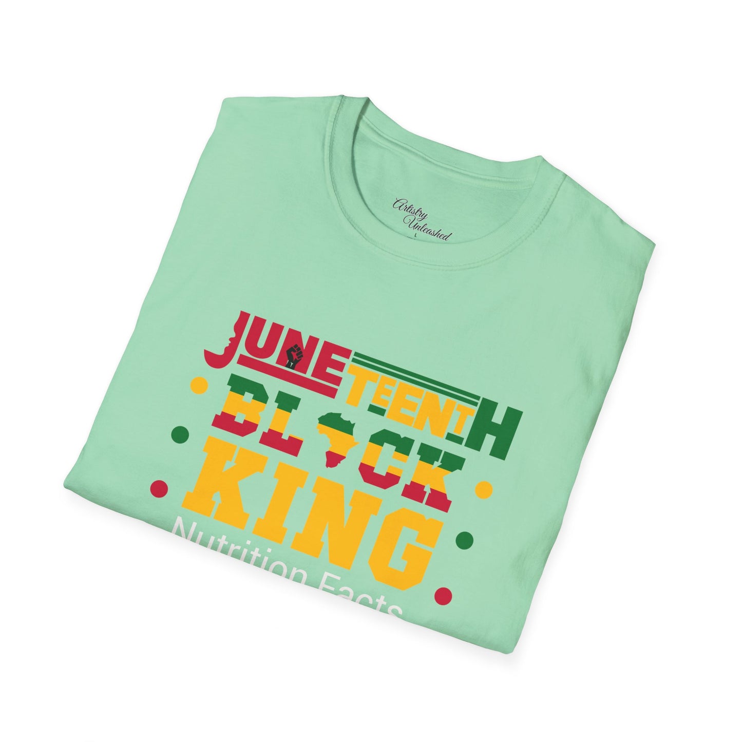 Juneteenth King Nutrition Unisex Softstyle T-Shirt