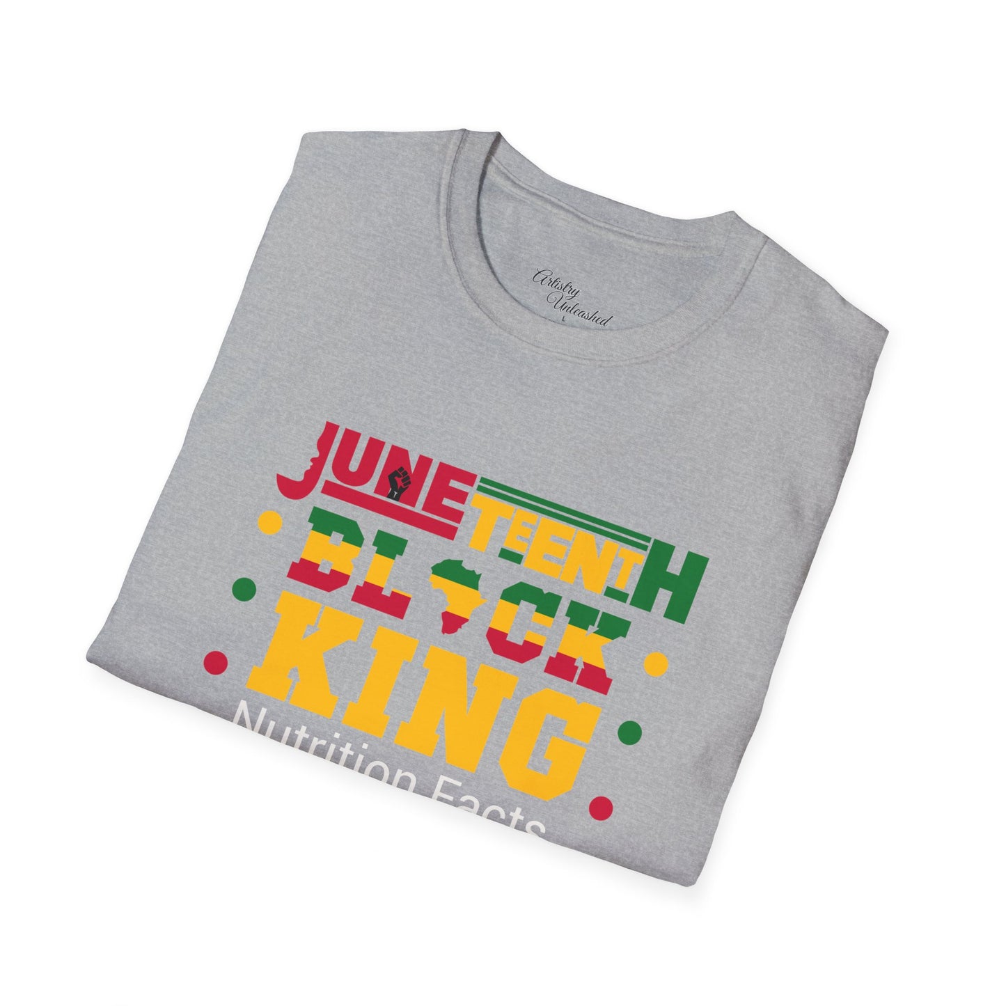 Juneteenth King Nutrition Unisex Softstyle T-Shirt