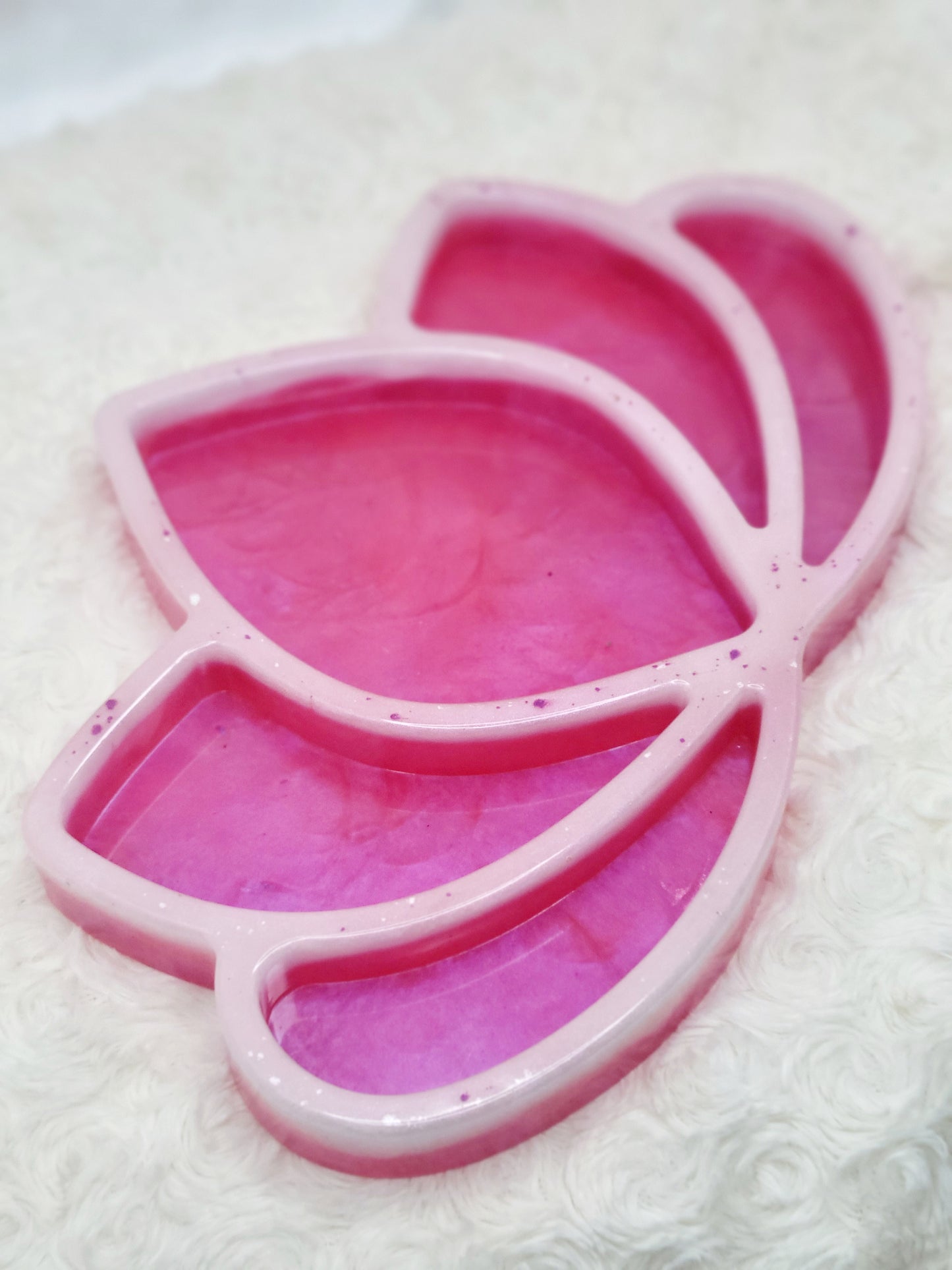 Pink Lotus Resin Tray