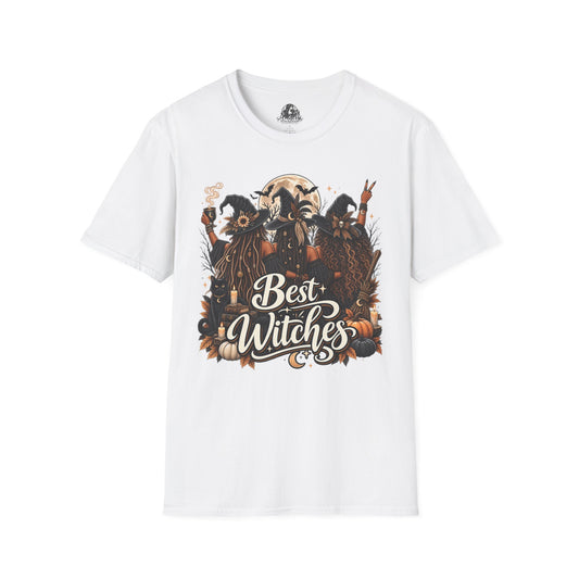 Best Witches Halloween | Glam Ghost Design | Unisex Softstyle T-Shirt