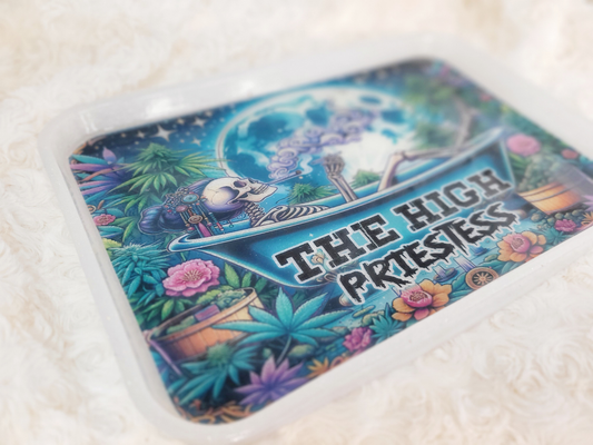 High Priestess Tarot Card Resin Tray