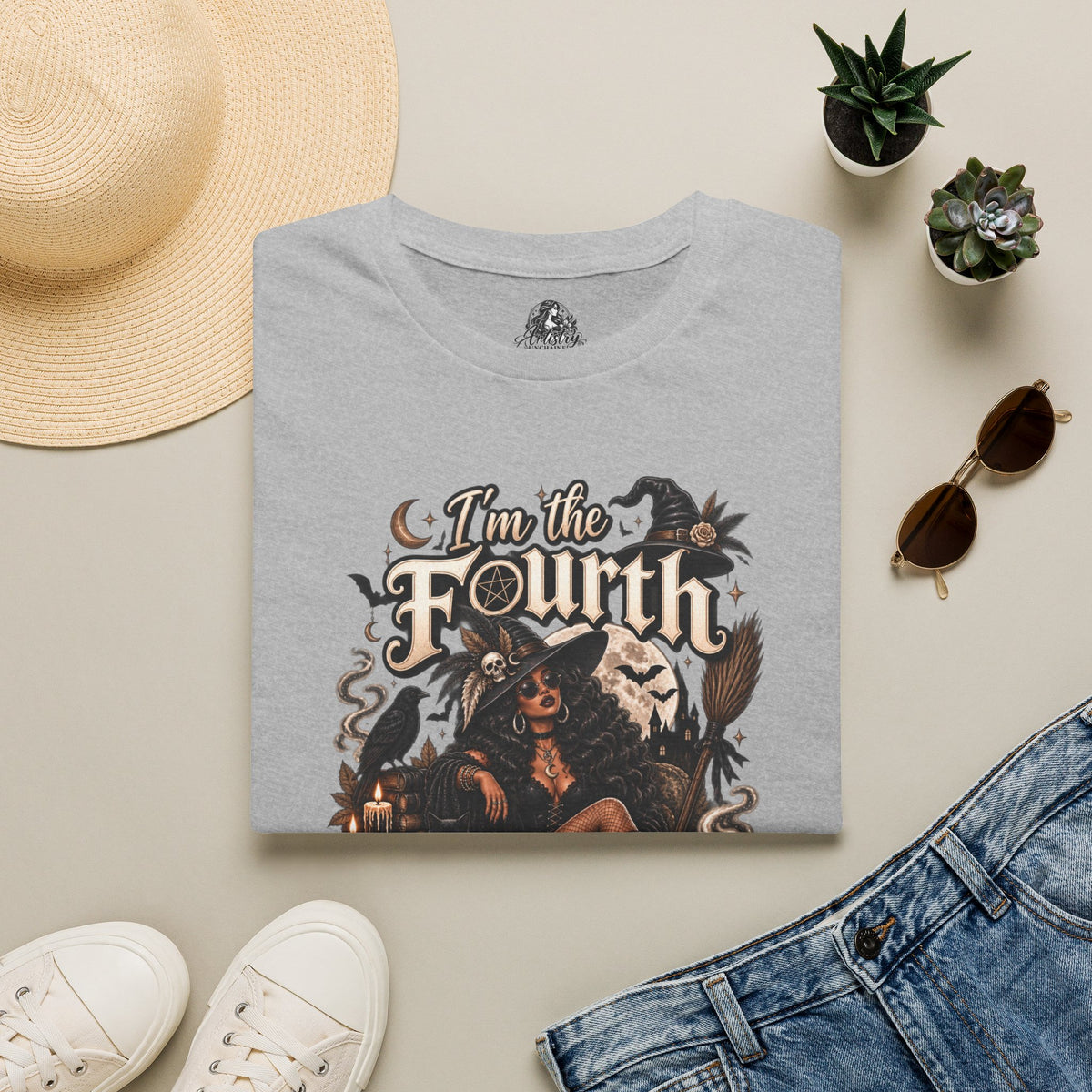 Fourth Sanderson Sister Halloween | Glam Ghost Design | Unisex Softstyle T-Shirt