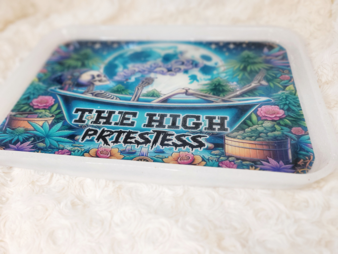 High Priestess Tarot Card Resin Tray