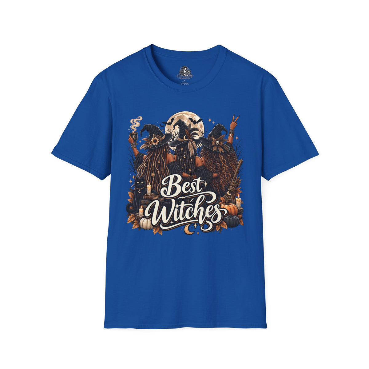 Best Witches Halloween | Glam Ghost Design | Unisex Softstyle T-Shirt