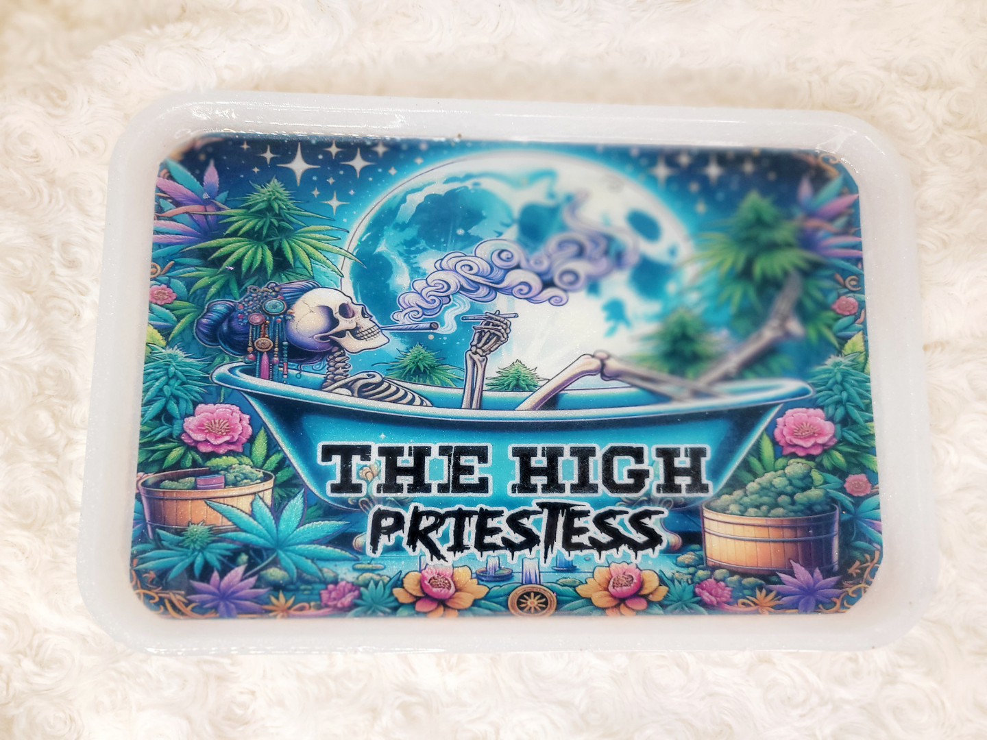 High Priestess Tarot Card Resin Tray